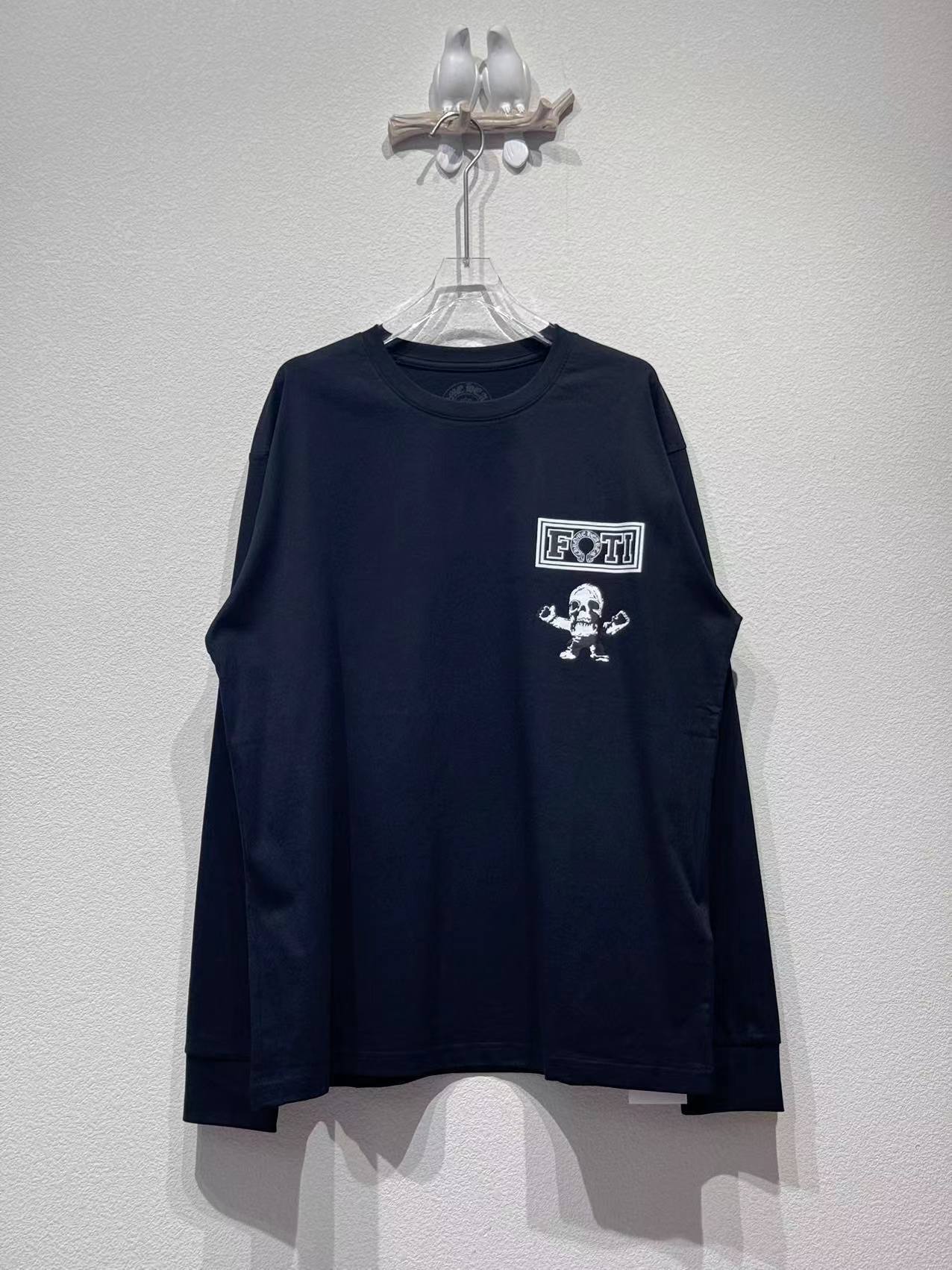 Chrome Hearts × Foti Multicolor Graphic Long Sleeve Tee – Rare Limited Edition, Pre-Owned Like New