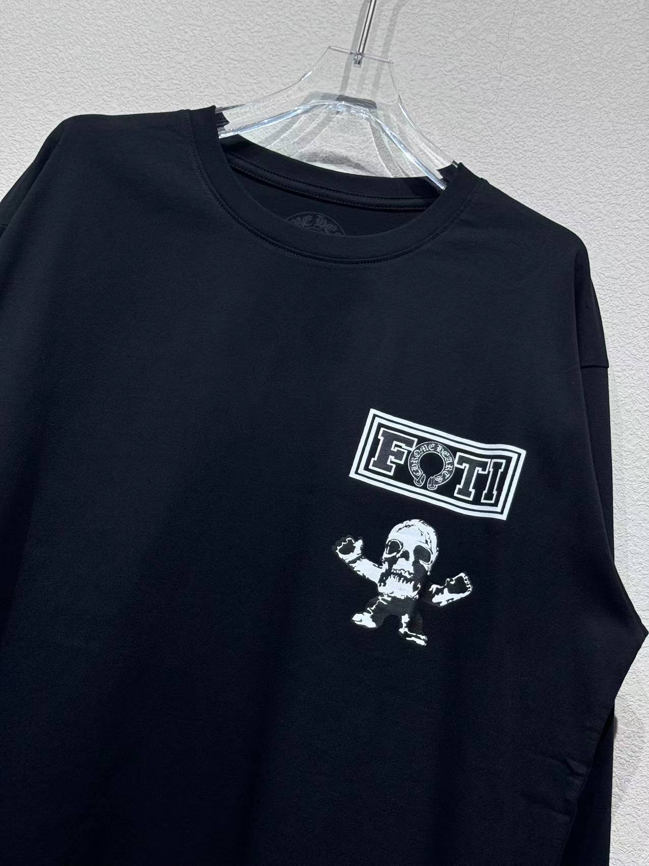 Chrome Hearts × Foti Multicolor Graphic Long Sleeve Tee – Rare Limited Edition, Pre-Owned Like New