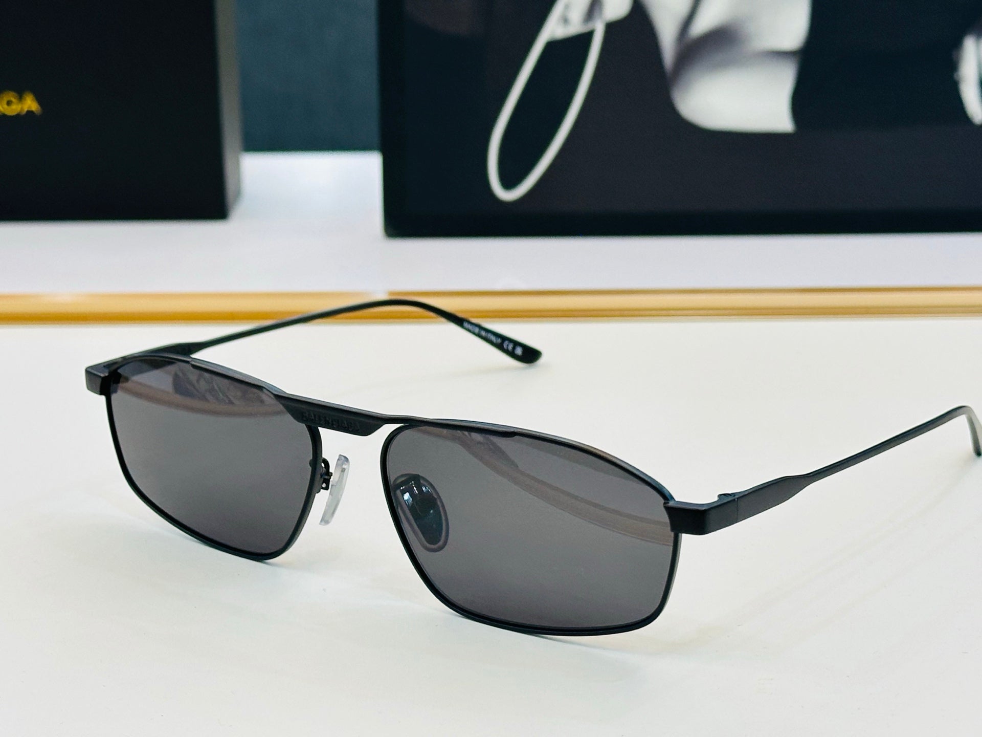 Balenciaga BB0416S Sunglasses | Pre-Loved, Full Metal, Iconic Design