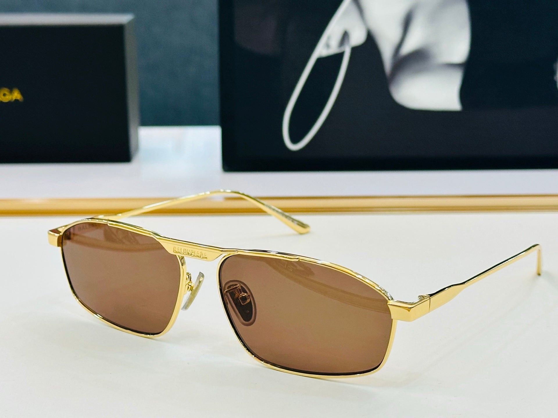 Balenciaga BB0416S Sunglasses | Pre-Loved, Full Metal, Iconic Design