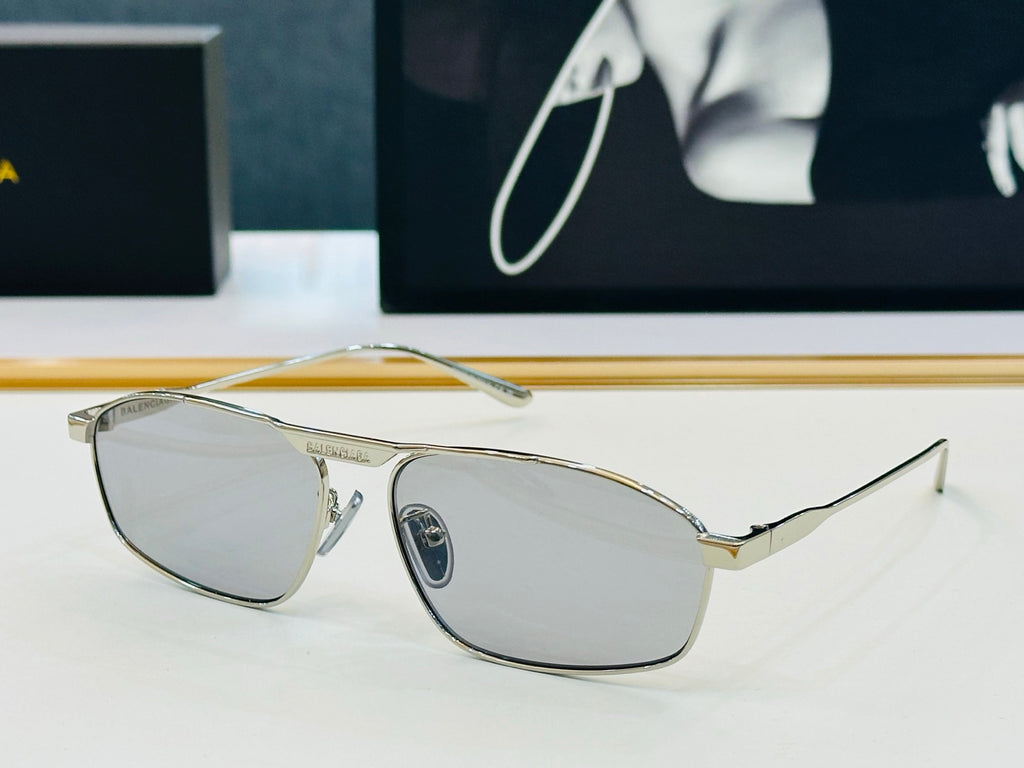 Balenciaga BB0416S Sunglasses | Pre-Loved, Full Metal, Iconic Design
