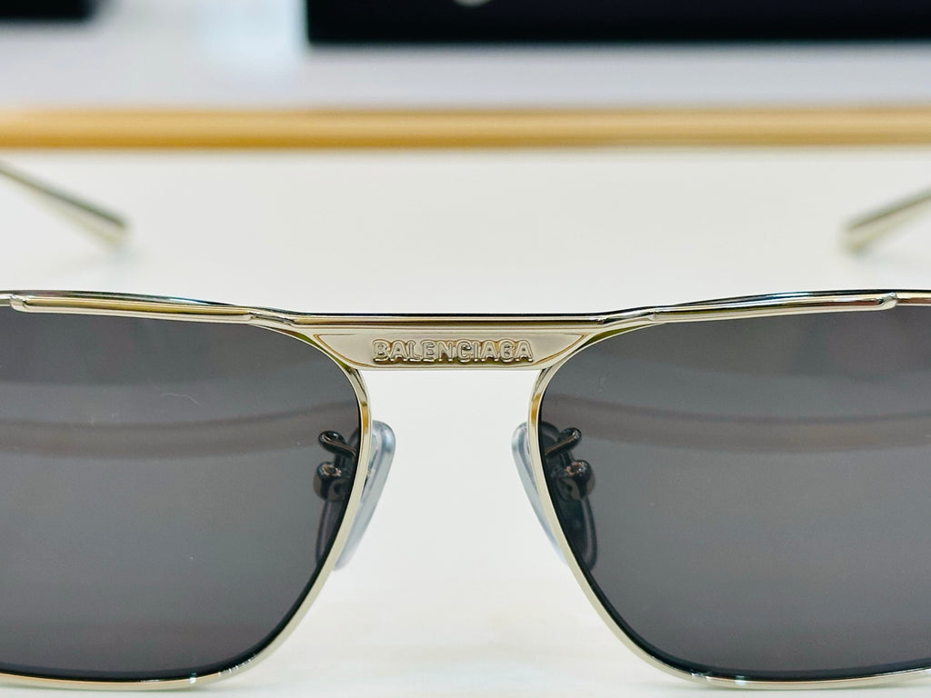 Balenciaga BB0416S Sunglasses | Pre-Loved, Full Metal, Iconic Design