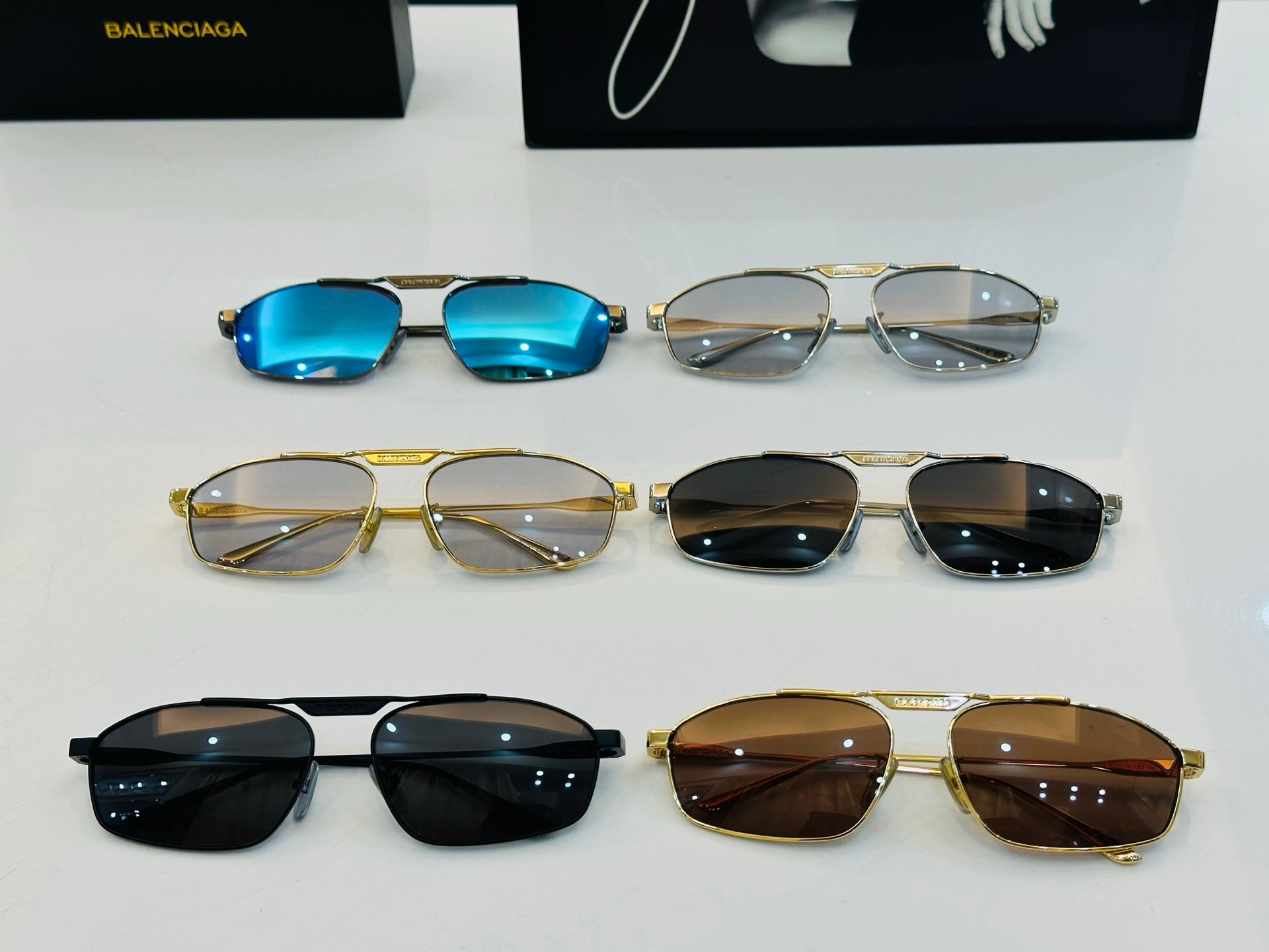 Balenciaga BB0416S Sunglasses | Pre-Loved, Full Metal, Iconic Design