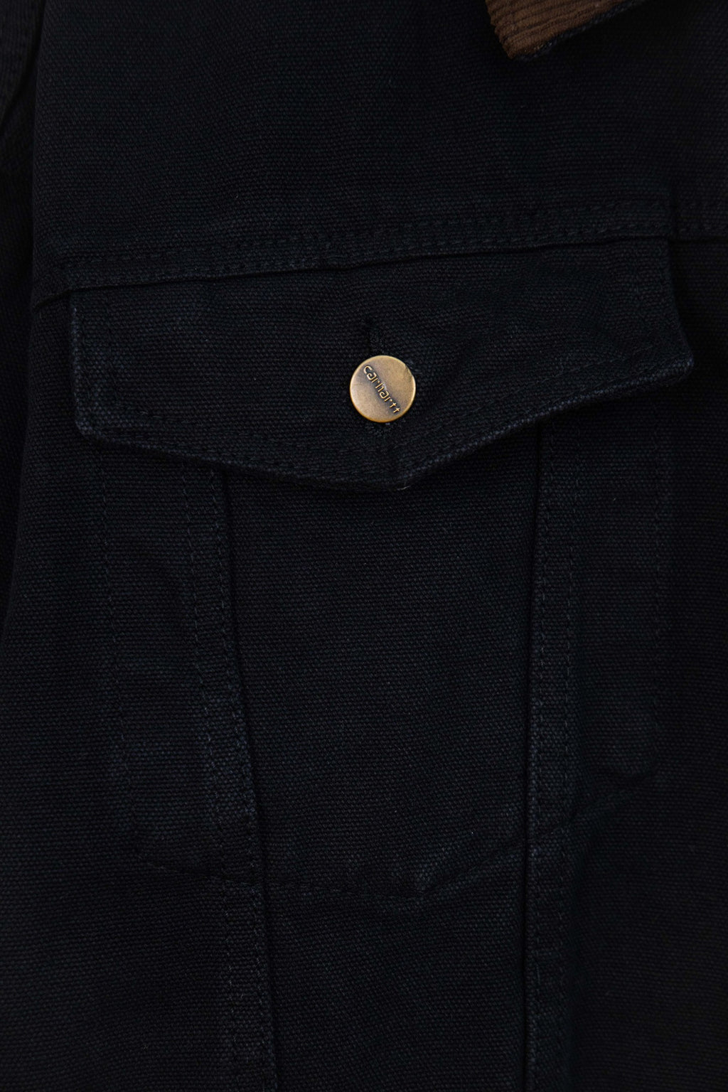 Carhartt Vintage 90s Denim Work Jacket – Rare Brown Collar Heavy Duty, Near New Condition