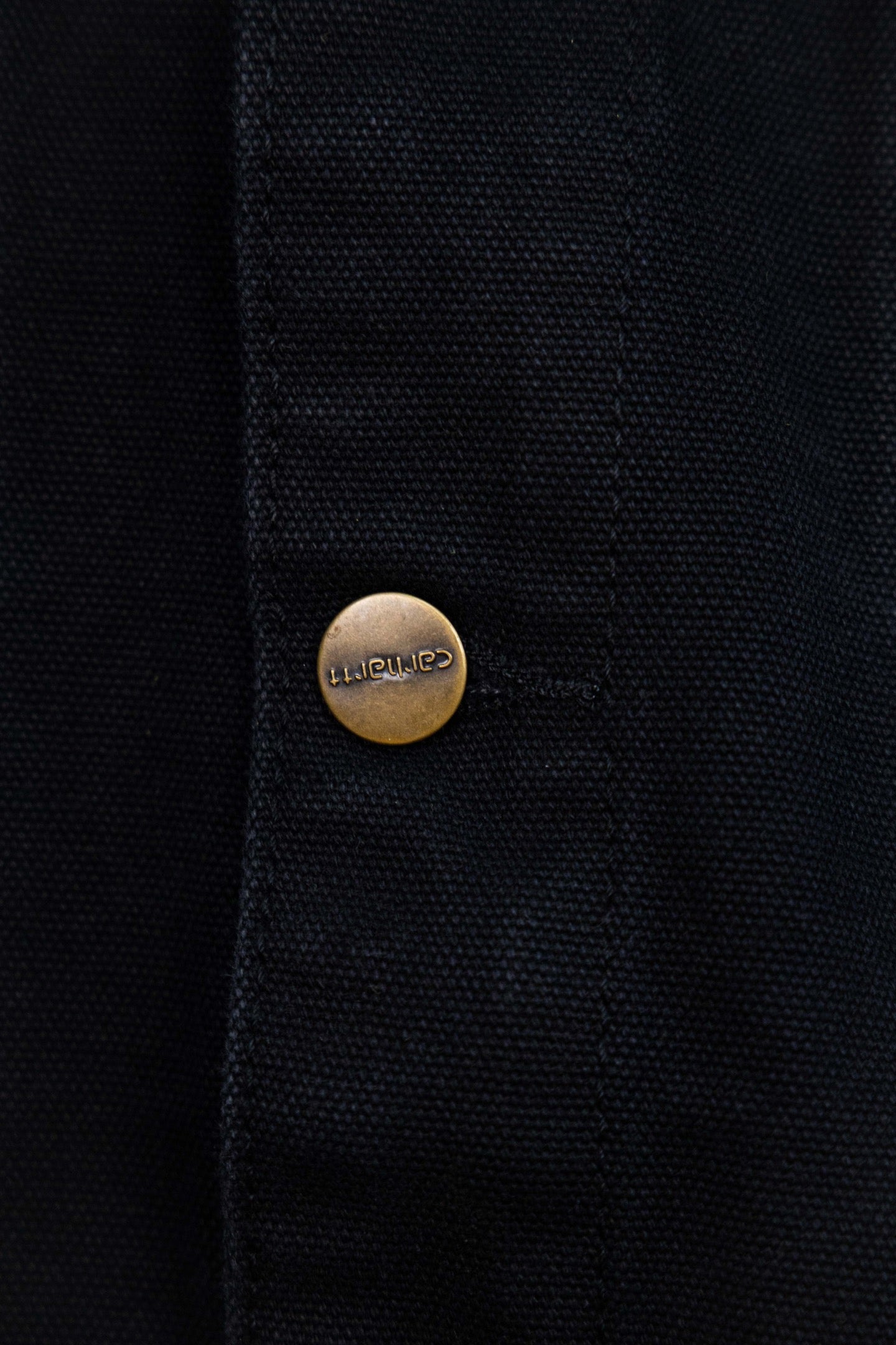 Carhartt Vintage 90s Denim Work Jacket – Rare Brown Collar Heavy Duty, Near New Condition