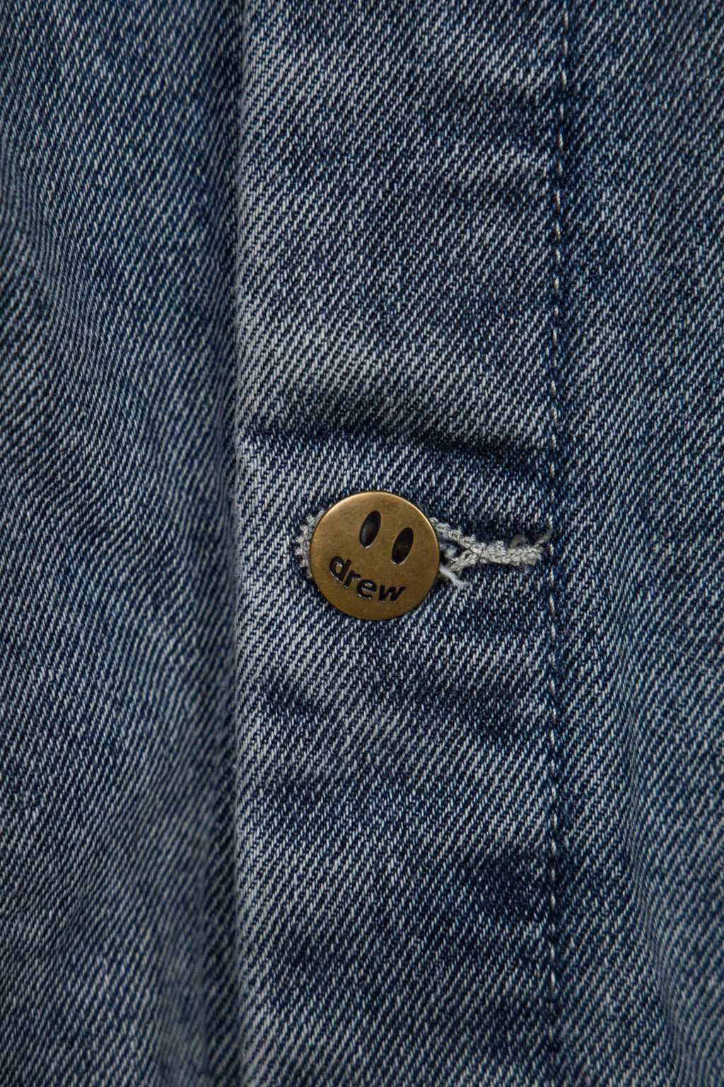 Luxury Vintage Collectible Denim Jacket – Iconic Smiley Patch, Bold Logo Embroidery, Rare Streetwear Edition