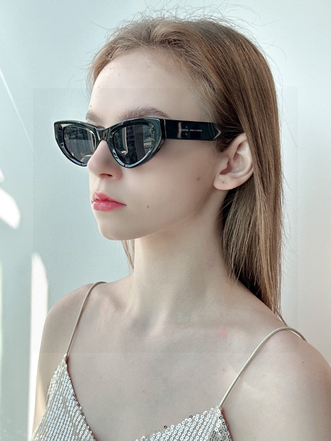 Pre-Owned Balenciaga BB0215SA Square Sunglasses – Authentic Luxury