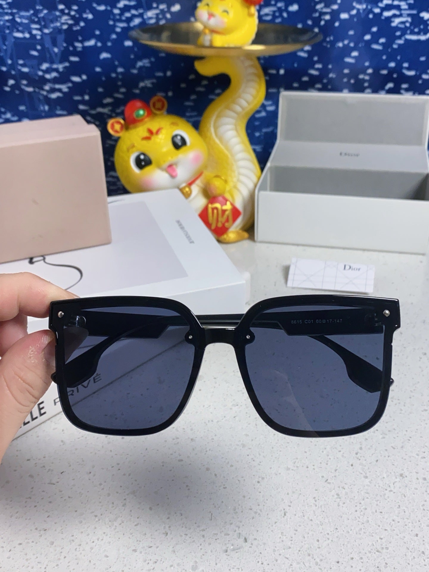 Pre-Owned Dior Square Sunglasses – Authentic Couture Eyewear