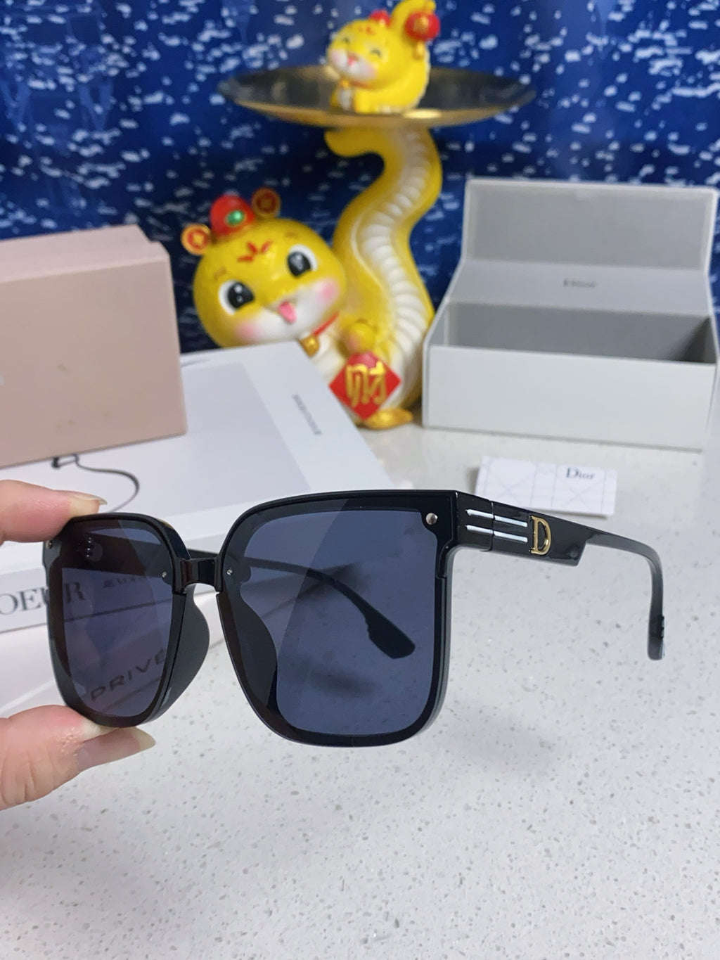 Pre-Owned Dior Square Sunglasses – Authentic Couture Eyewear