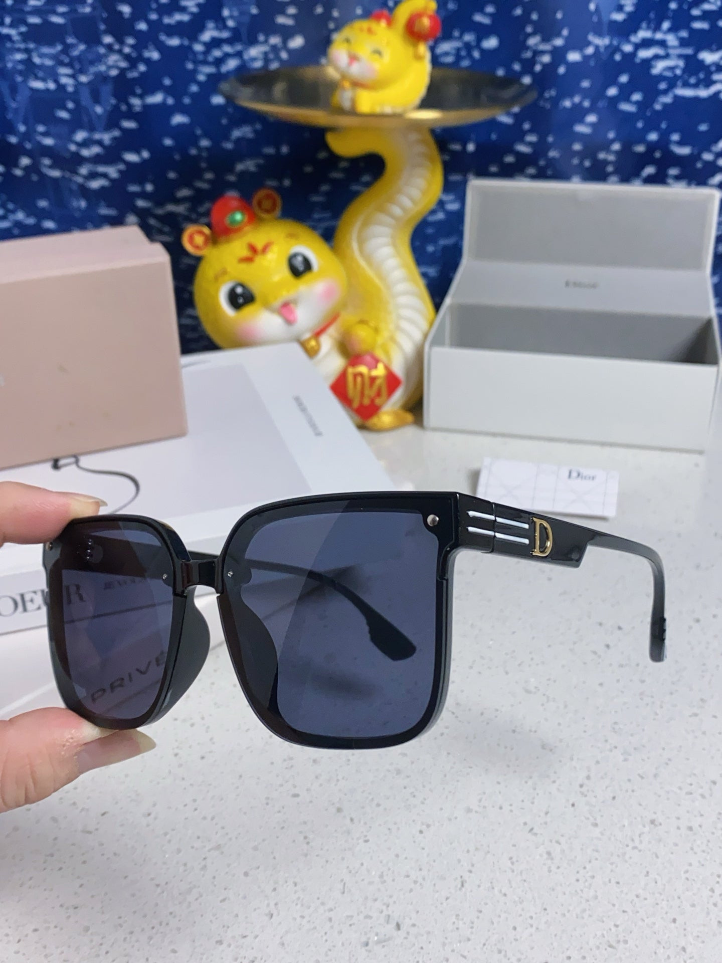 Pre-Owned Dior Square Sunglasses – Authentic Couture Eyewear