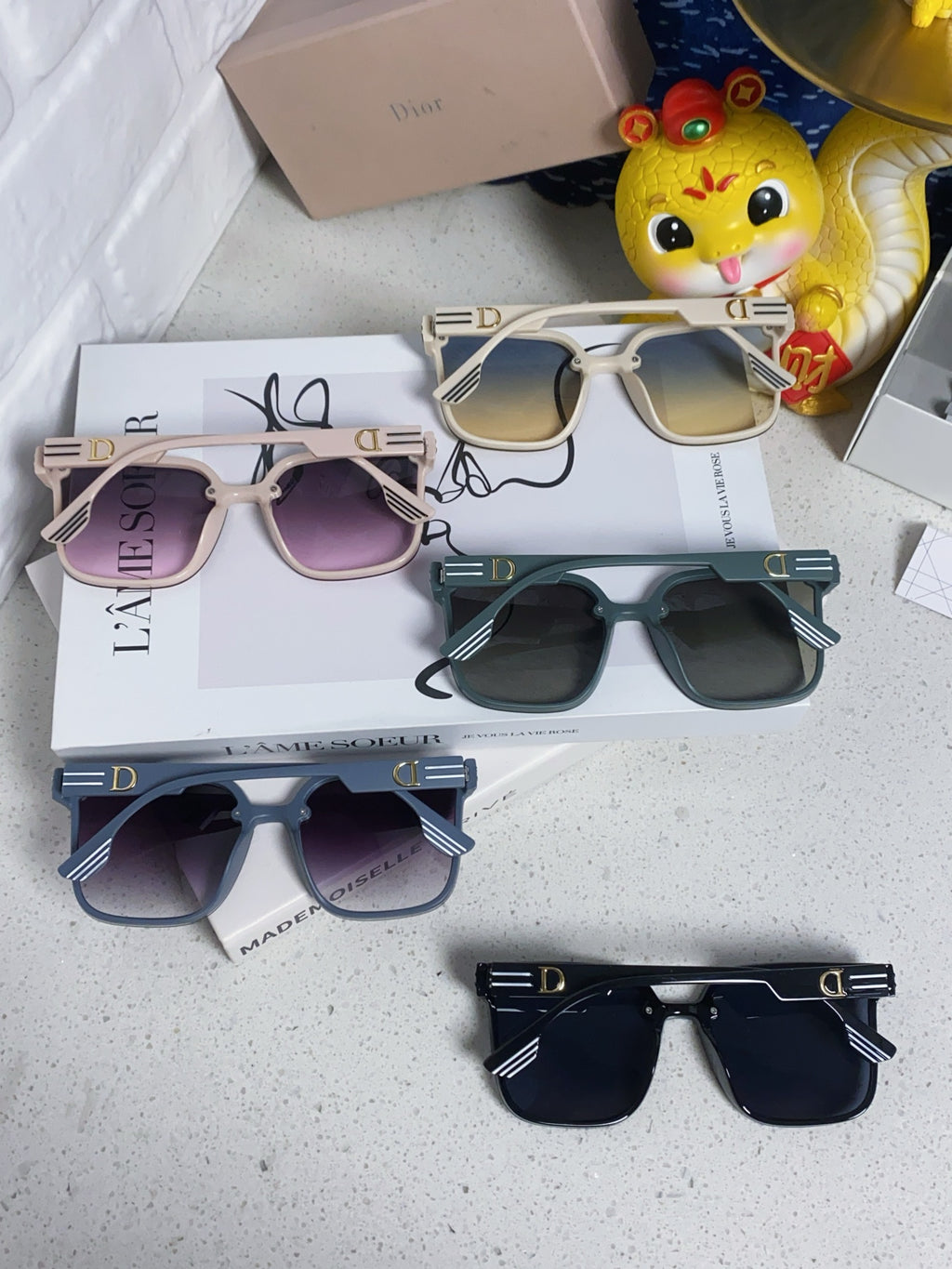 Pre-Owned Dior Square Sunglasses – Authentic Couture Eyewear