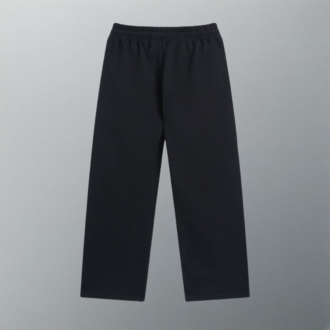 Pre-Owned Balenciaga x Adidas Collaboration Track Pants – Black Three Stripes, Embroidered Trefoil Logo, Luxury Athleisure