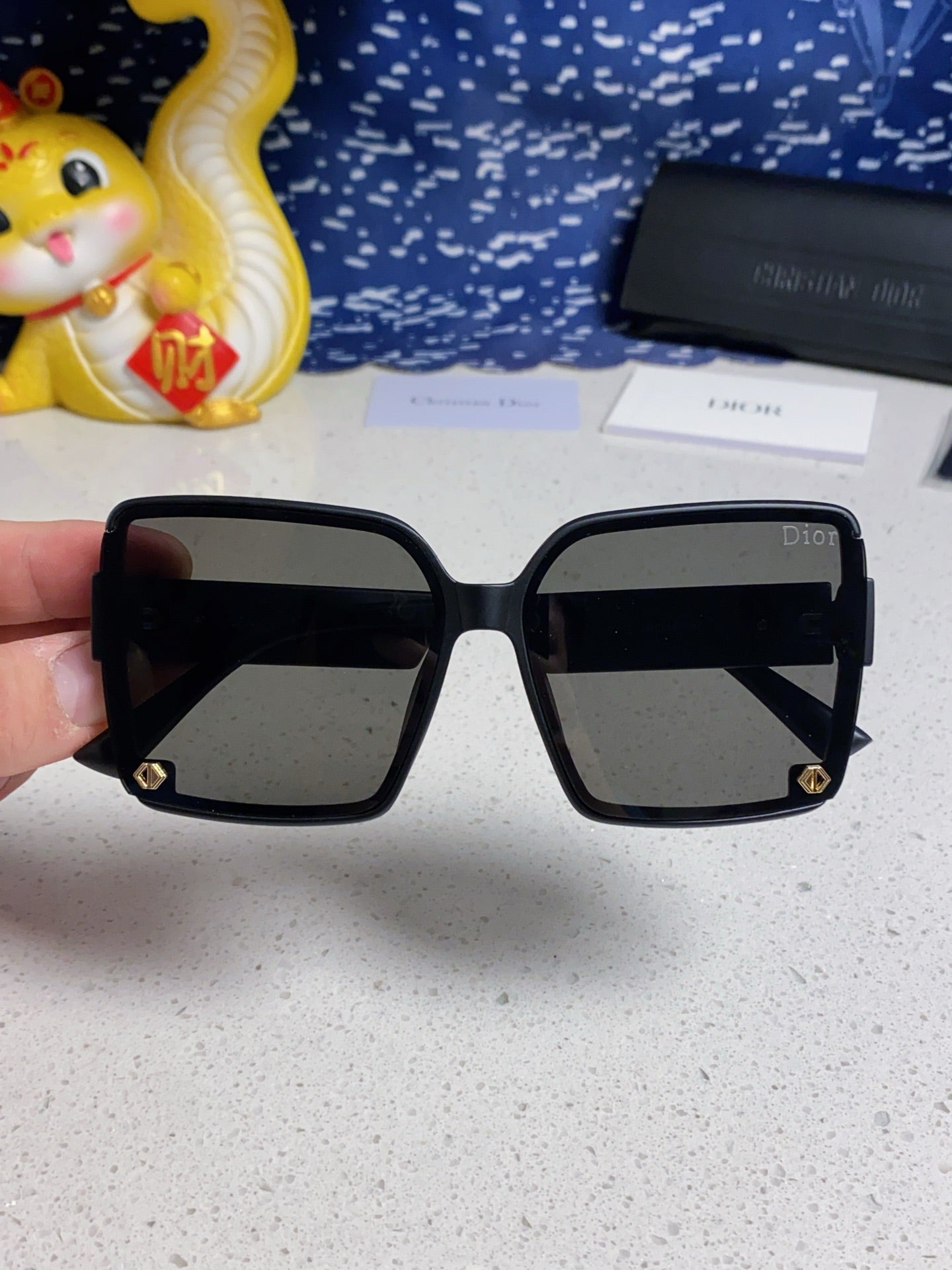 Dior Frameless Square Sunglasses | Pre-Loved Designer Icon