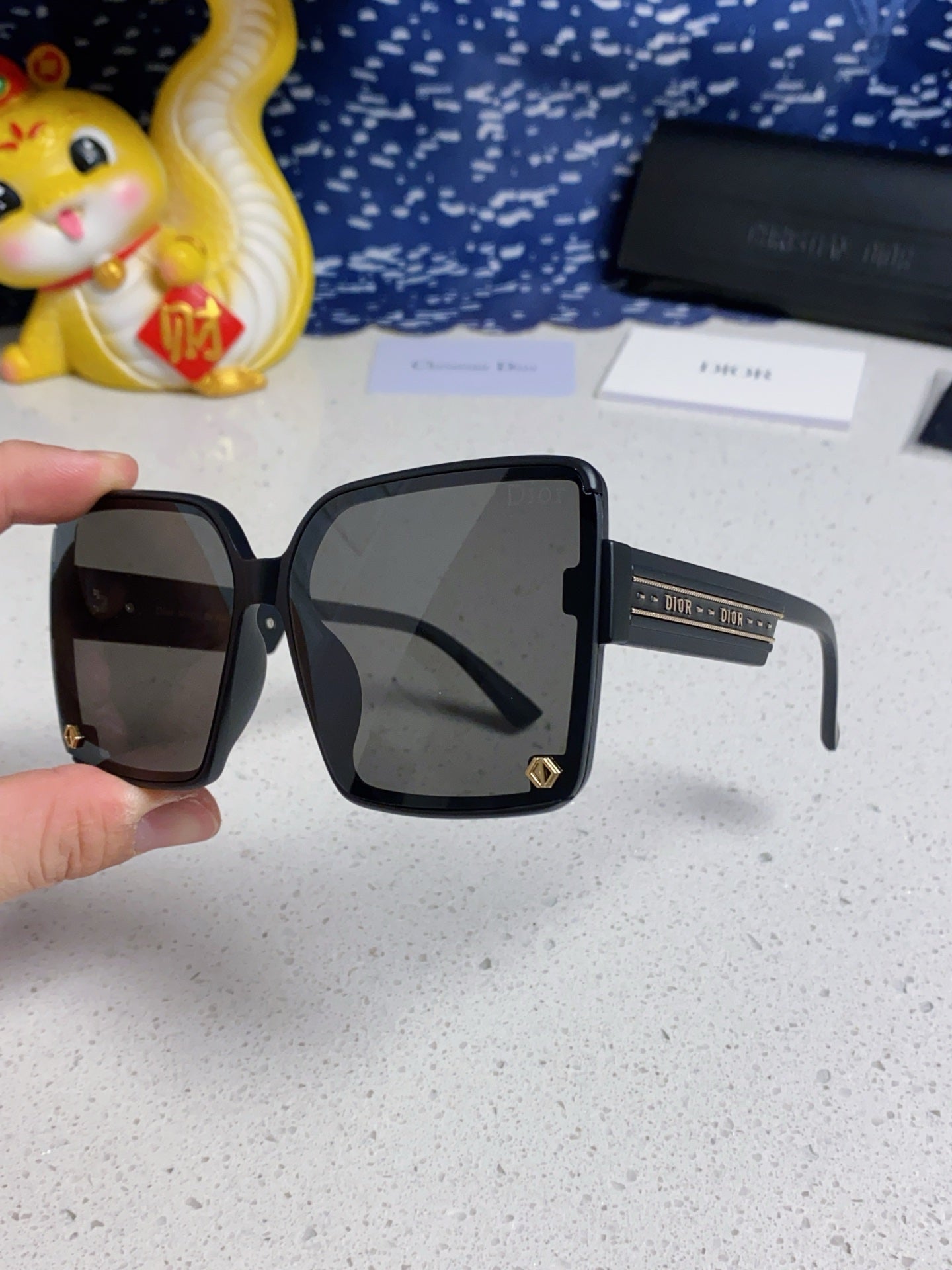 Dior Frameless Square Sunglasses | Pre-Loved Designer Icon