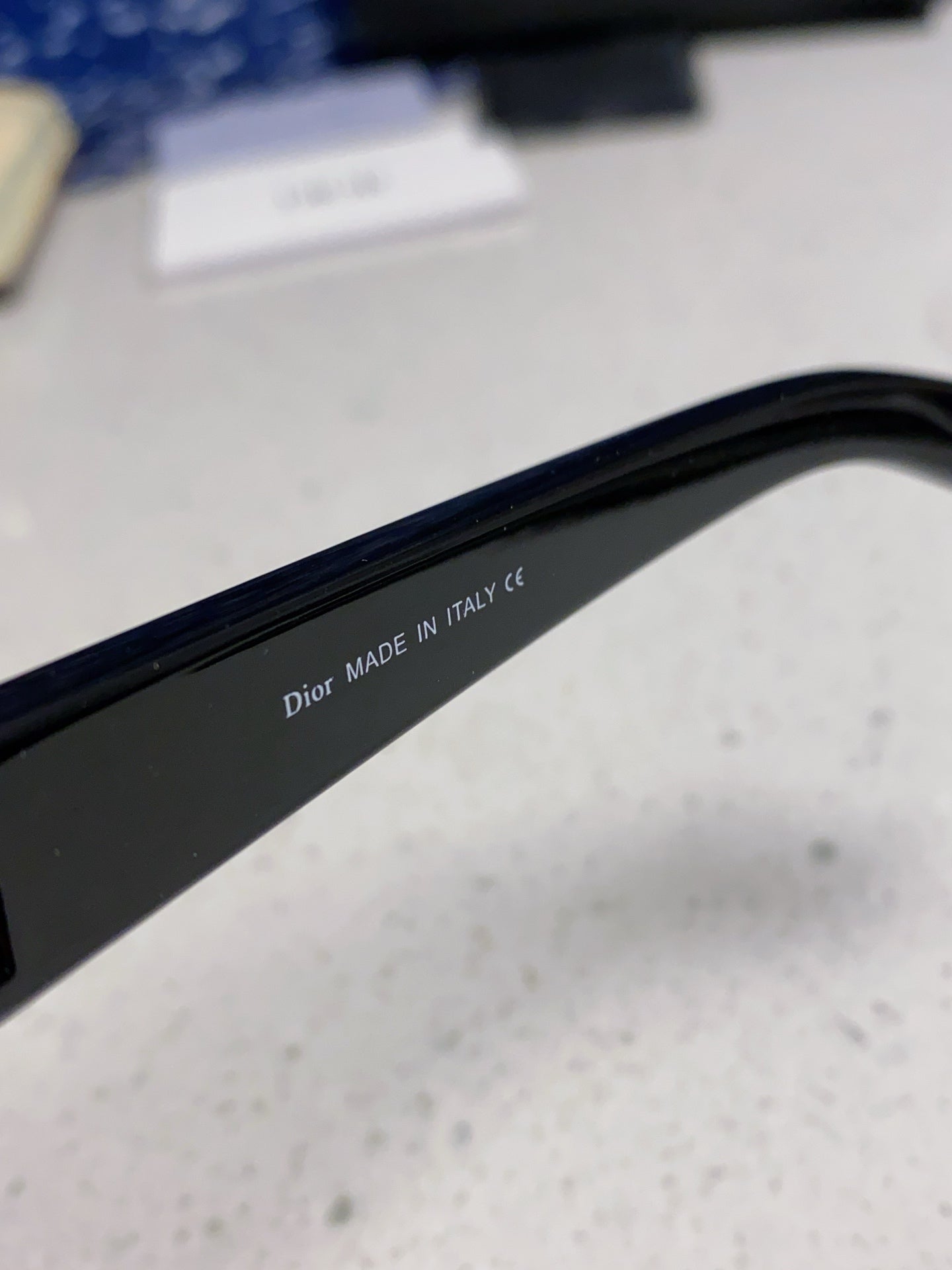 Pre-Owned Dior CDior S1I Square Sunglasses – Authentic Black & Gold Statement