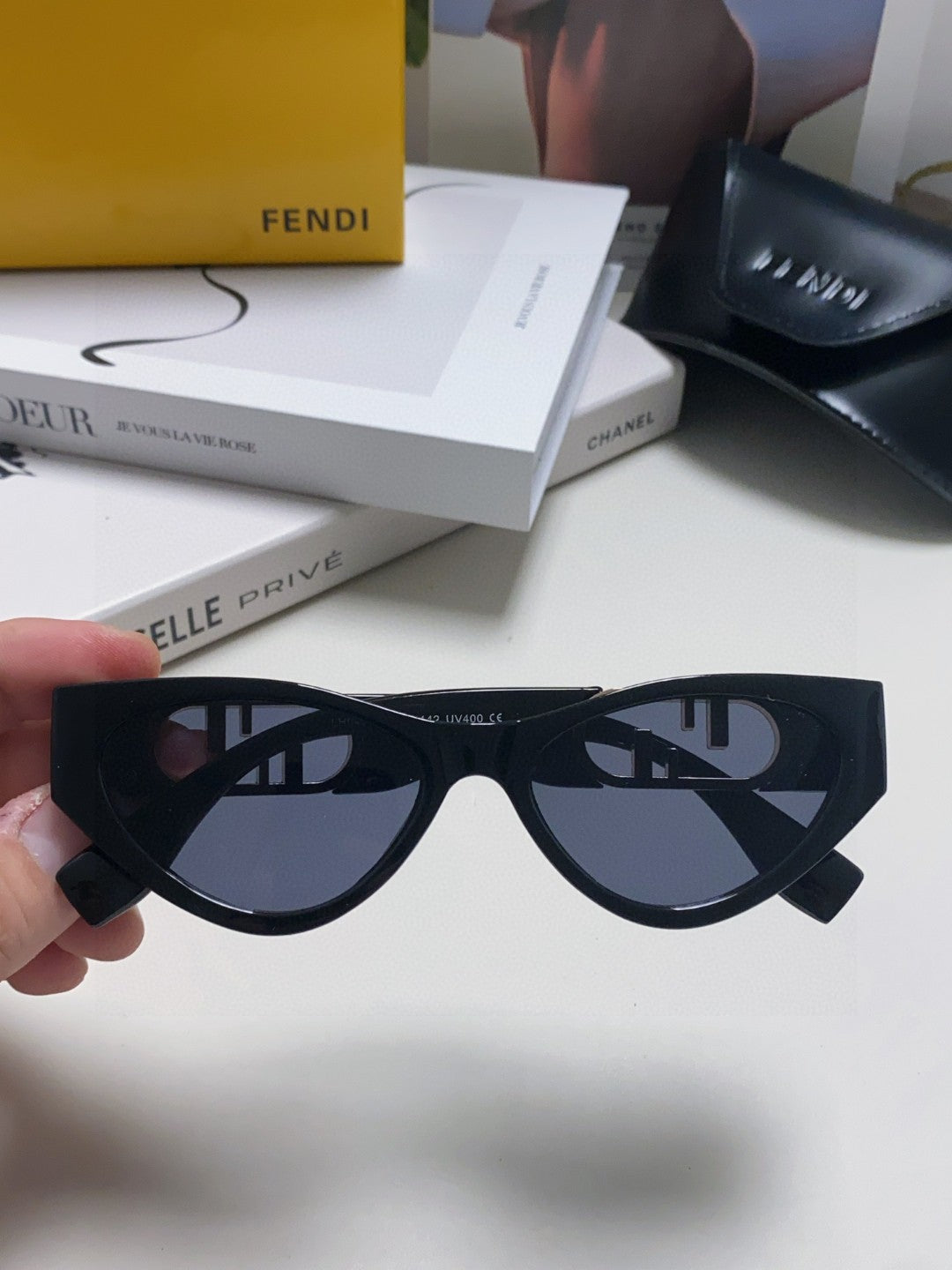Fendi Rimless Cat-Eye Sunglasses | Pre-Loved Chic Eyewear