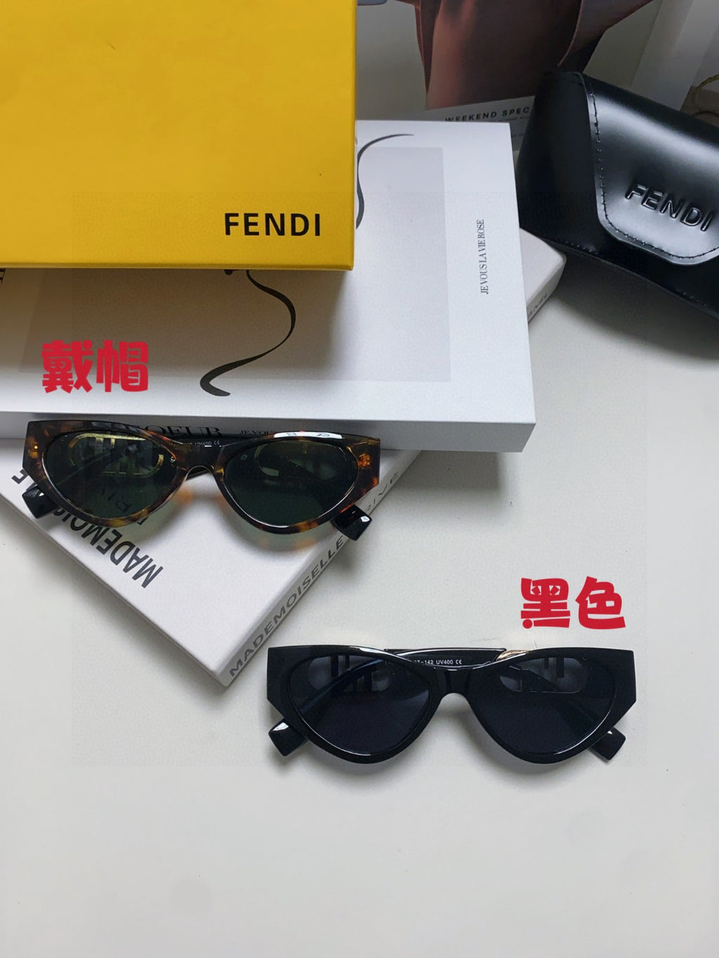 Fendi Rimless Cat-Eye Sunglasses | Pre-Loved Chic Eyewear