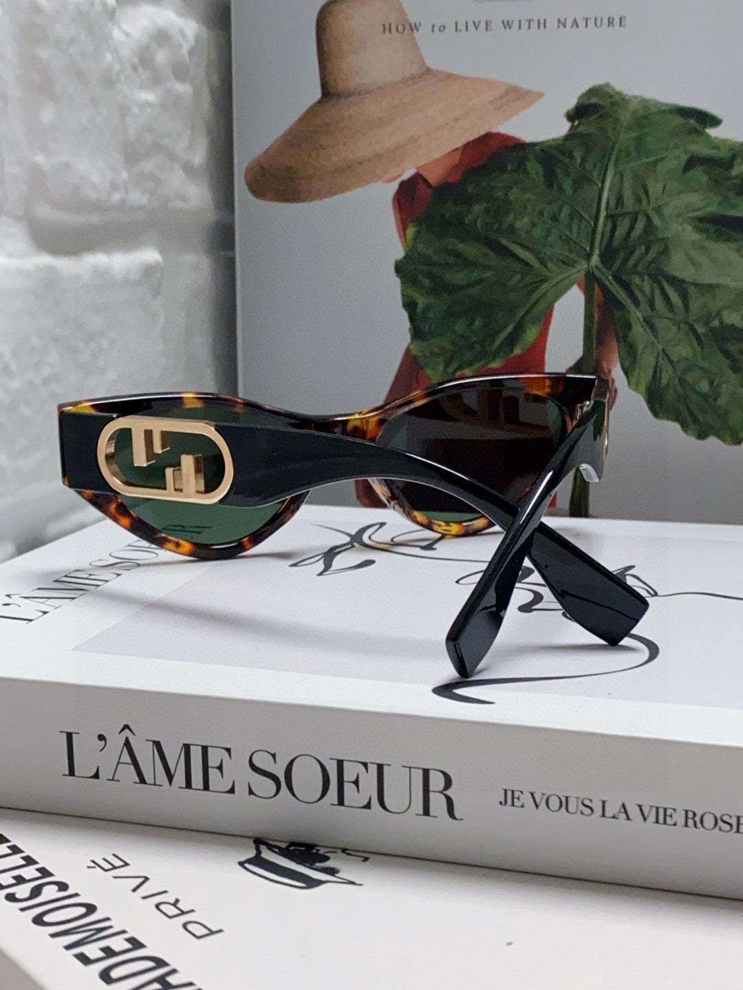 Fendi Rimless Cat-Eye Sunglasses | Pre-Loved Elegant Statement