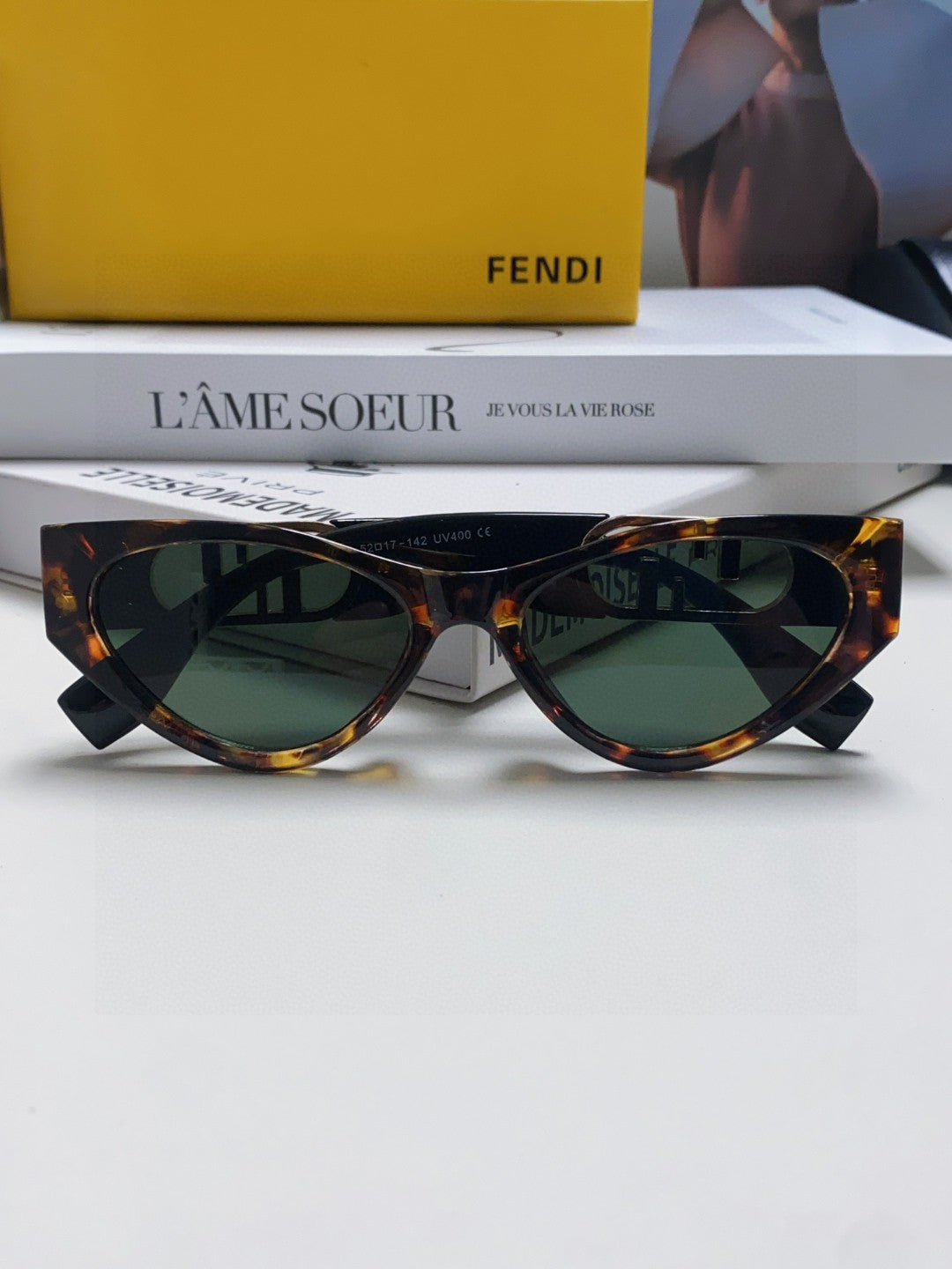 Fendi Rimless Cat-Eye Sunglasses | Pre-Loved Elegant Statement
