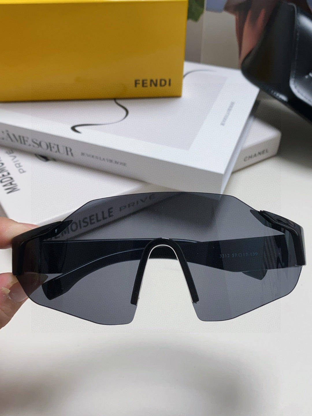 Fendi Shield Sunglasses | Pre-Loved Luxe Sport Aesthetic