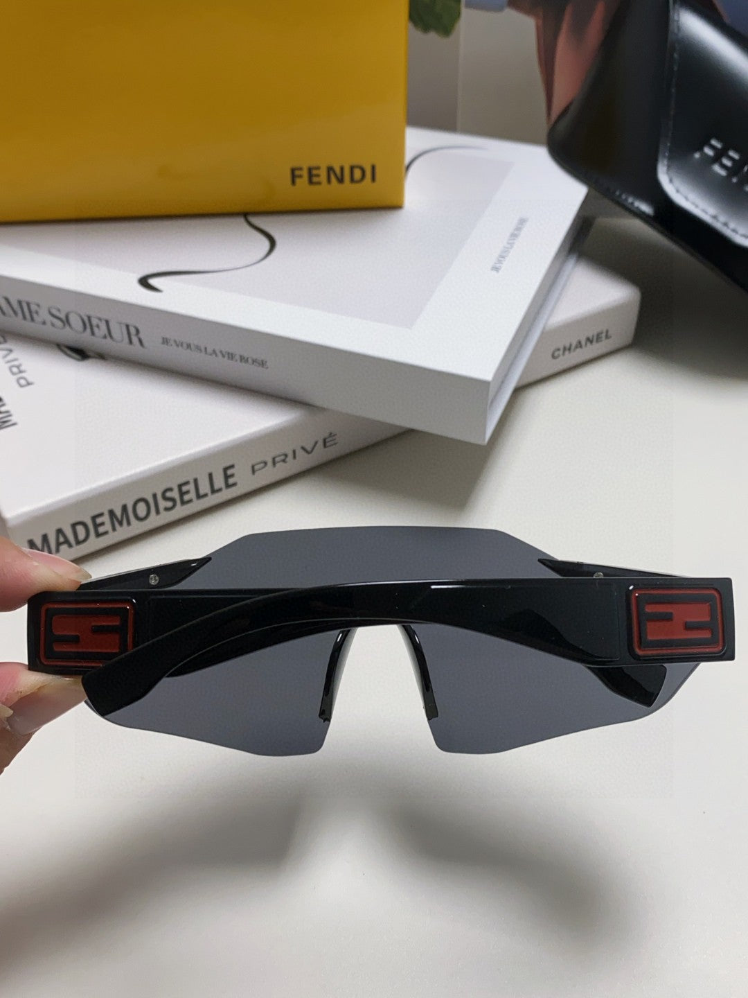 Fendi Shield Sunglasses | Pre-Loved Luxe Sport Aesthetic