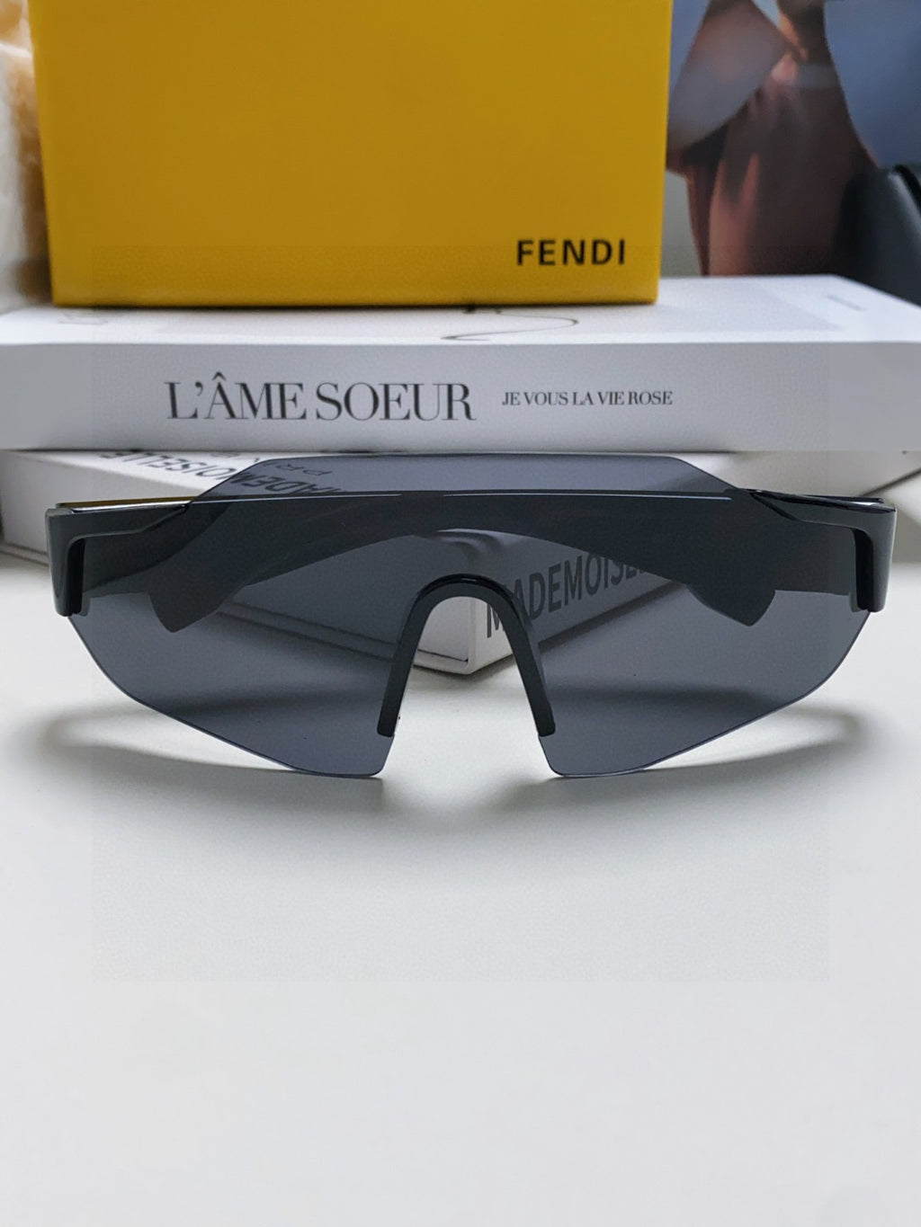 Fendi Shield Sunglasses | Pre-Loved Luxe Sport Aesthetic