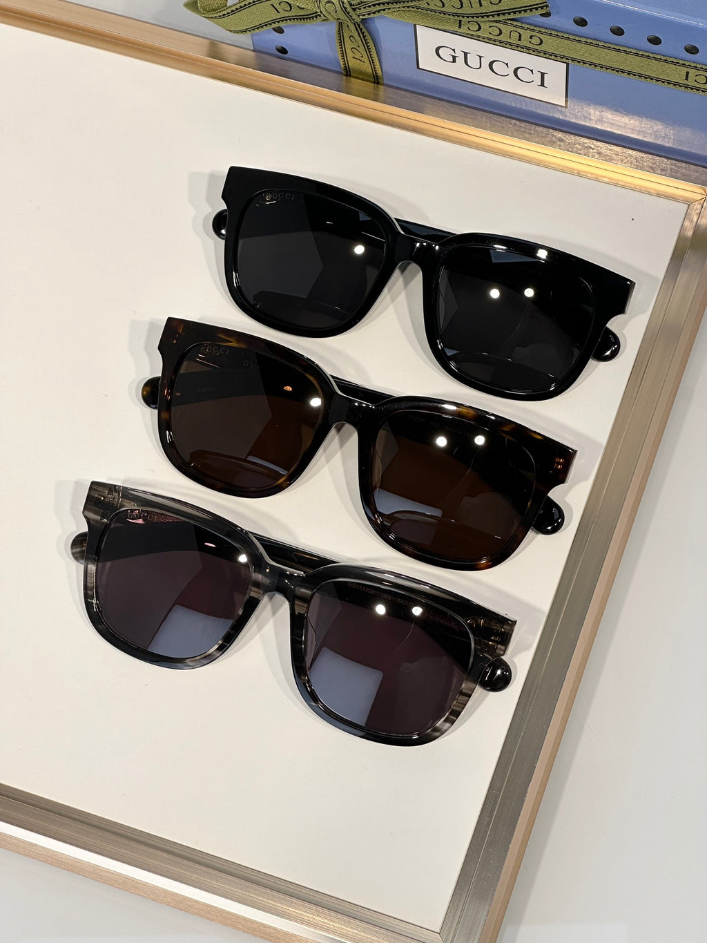 Gucci GG1512SK Square Sunglasses | Pre-Loved, Statement Acetate