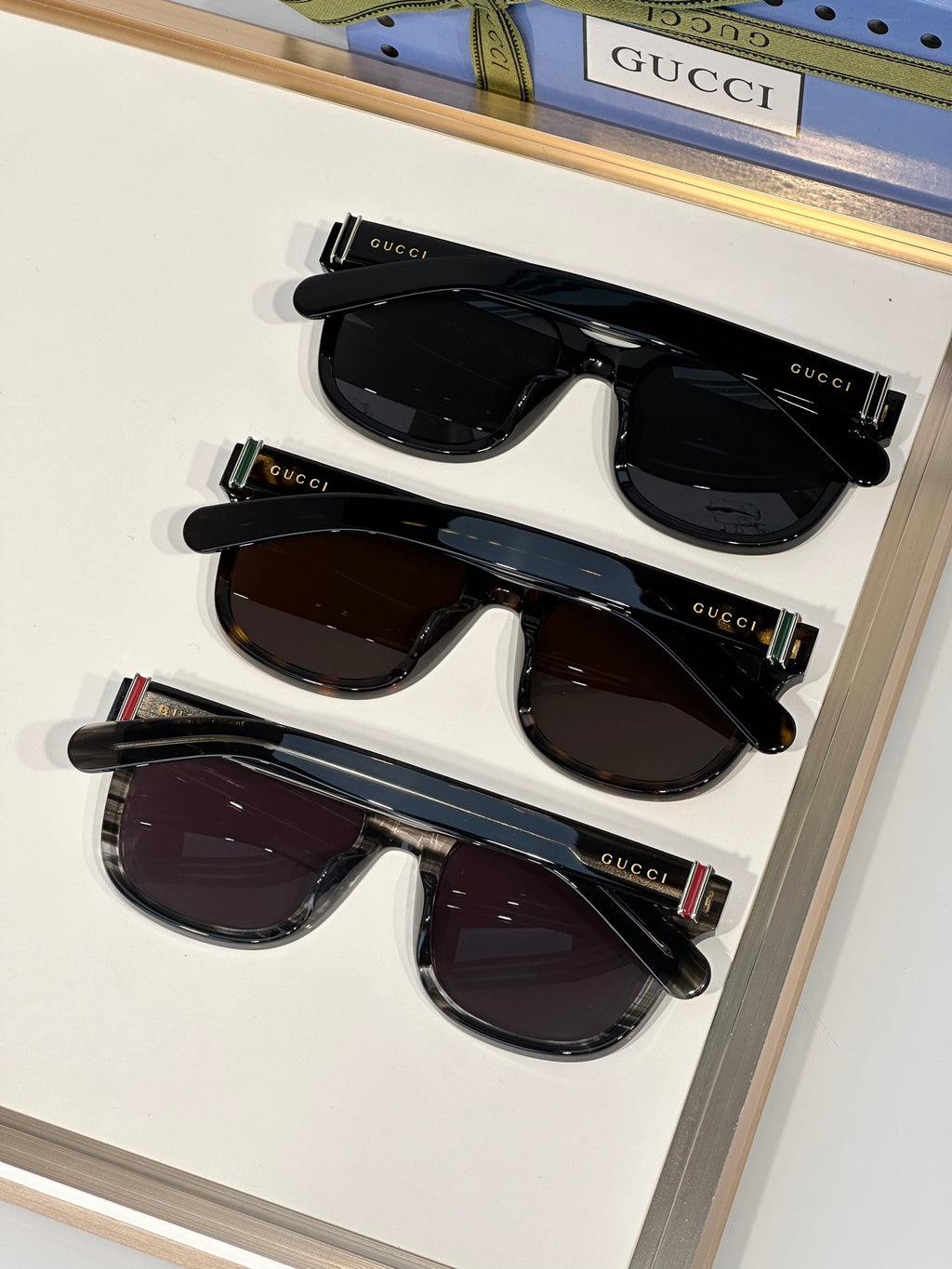 Gucci GG1512SK Square Sunglasses | Pre-Loved, Statement Acetate