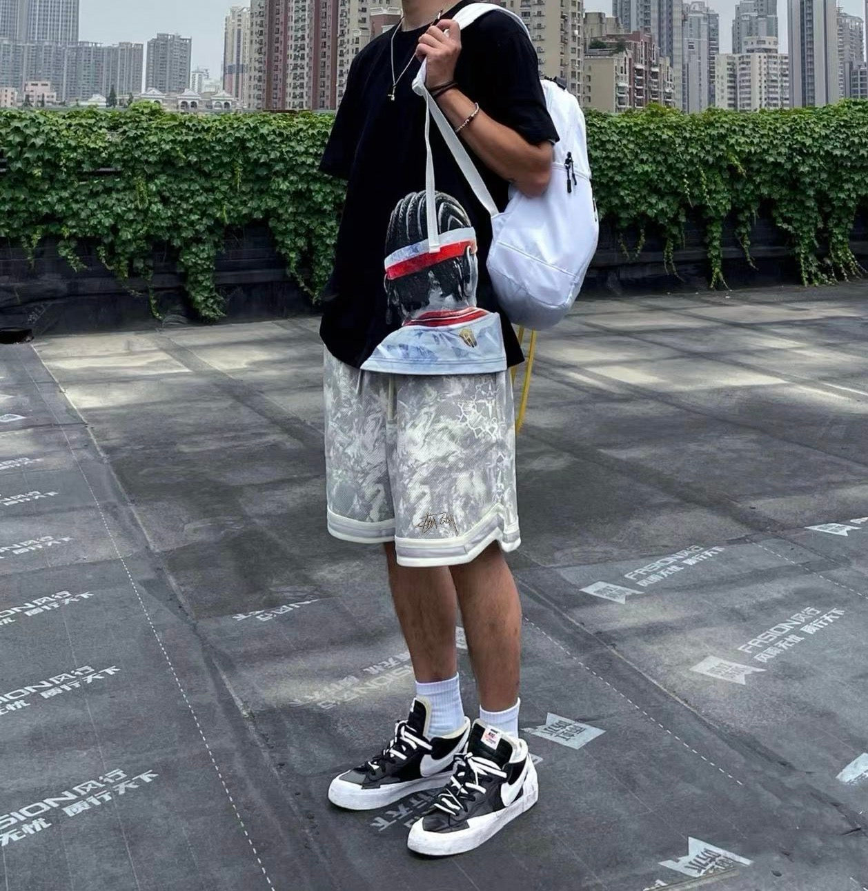 Pre-Owned Stussy 2024 Embroidered Logo Cargo Shorts