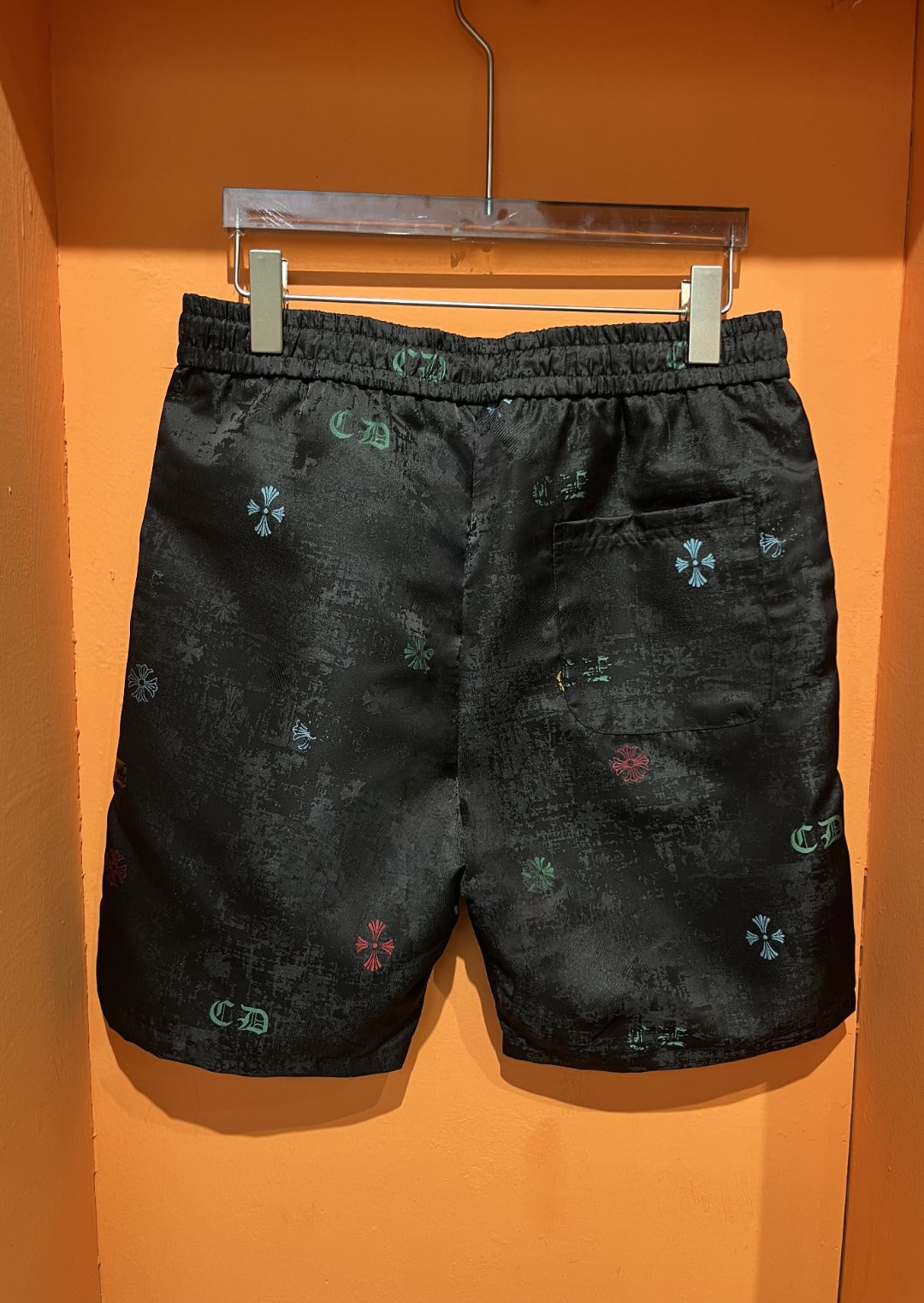 Pre-Owned Chrome Hearts 2025 Logo Embroidered Casual Shorts