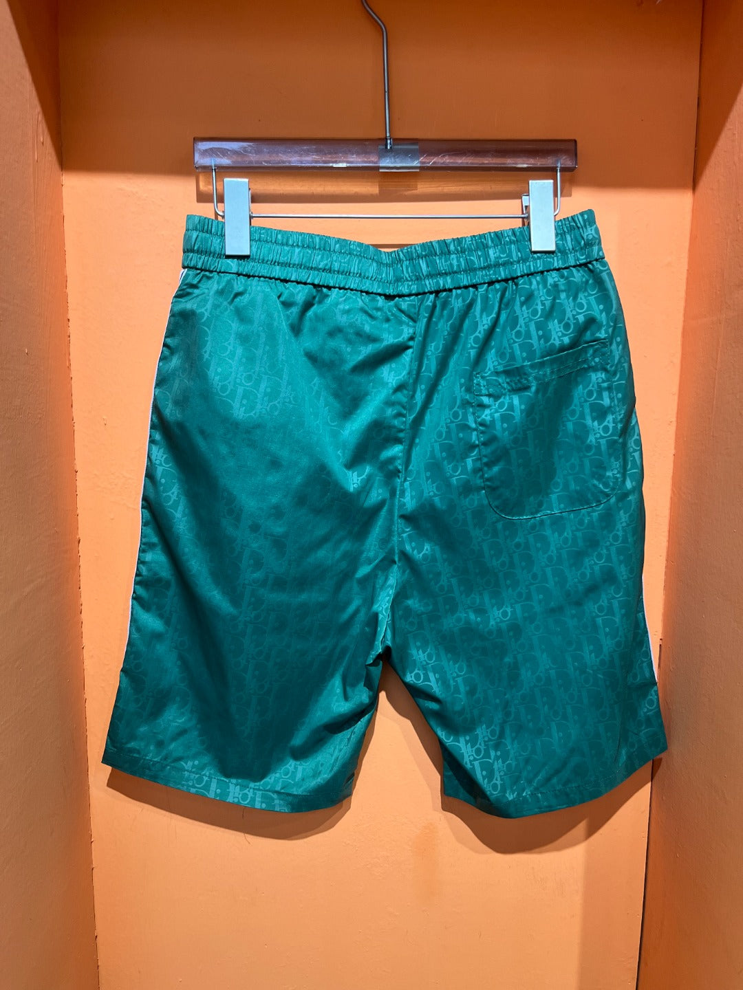 Pre-Owned Gucci Monogram Jacquard Drawstring Shorts