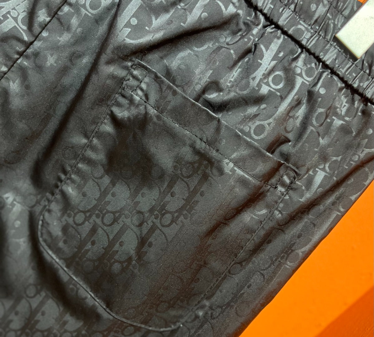 Pre-Owned Gucci Monogram Jacquard Drawstring Shorts