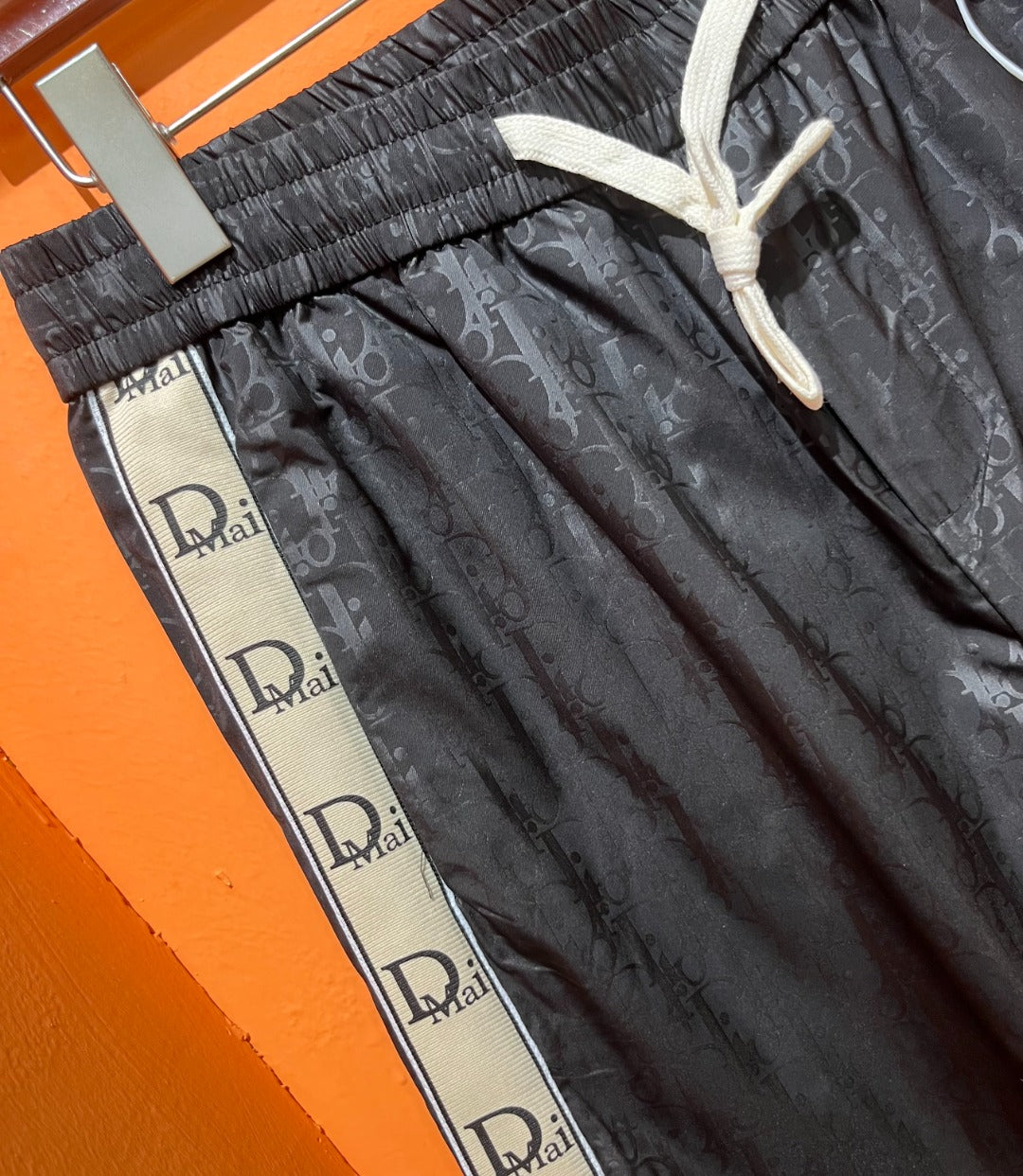 Pre-Owned Gucci Monogram Jacquard Drawstring Shorts