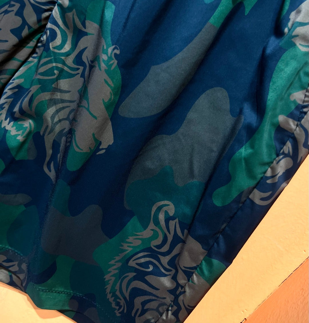 Pre-Owned Gucci Limited Edition Camouflage Print Drawstring Shorts
