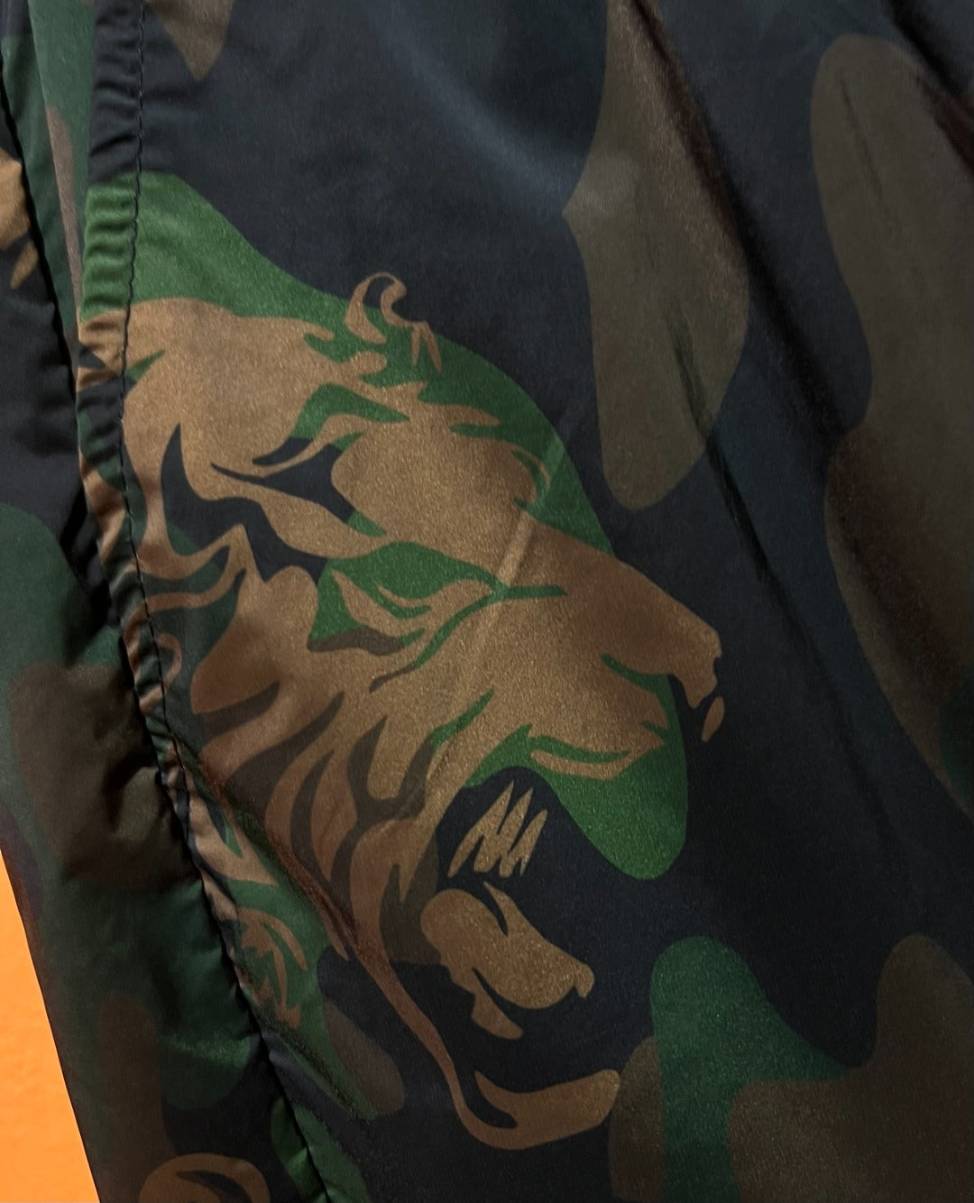 Pre-Owned Gucci Limited Edition Camouflage Print Drawstring Shorts