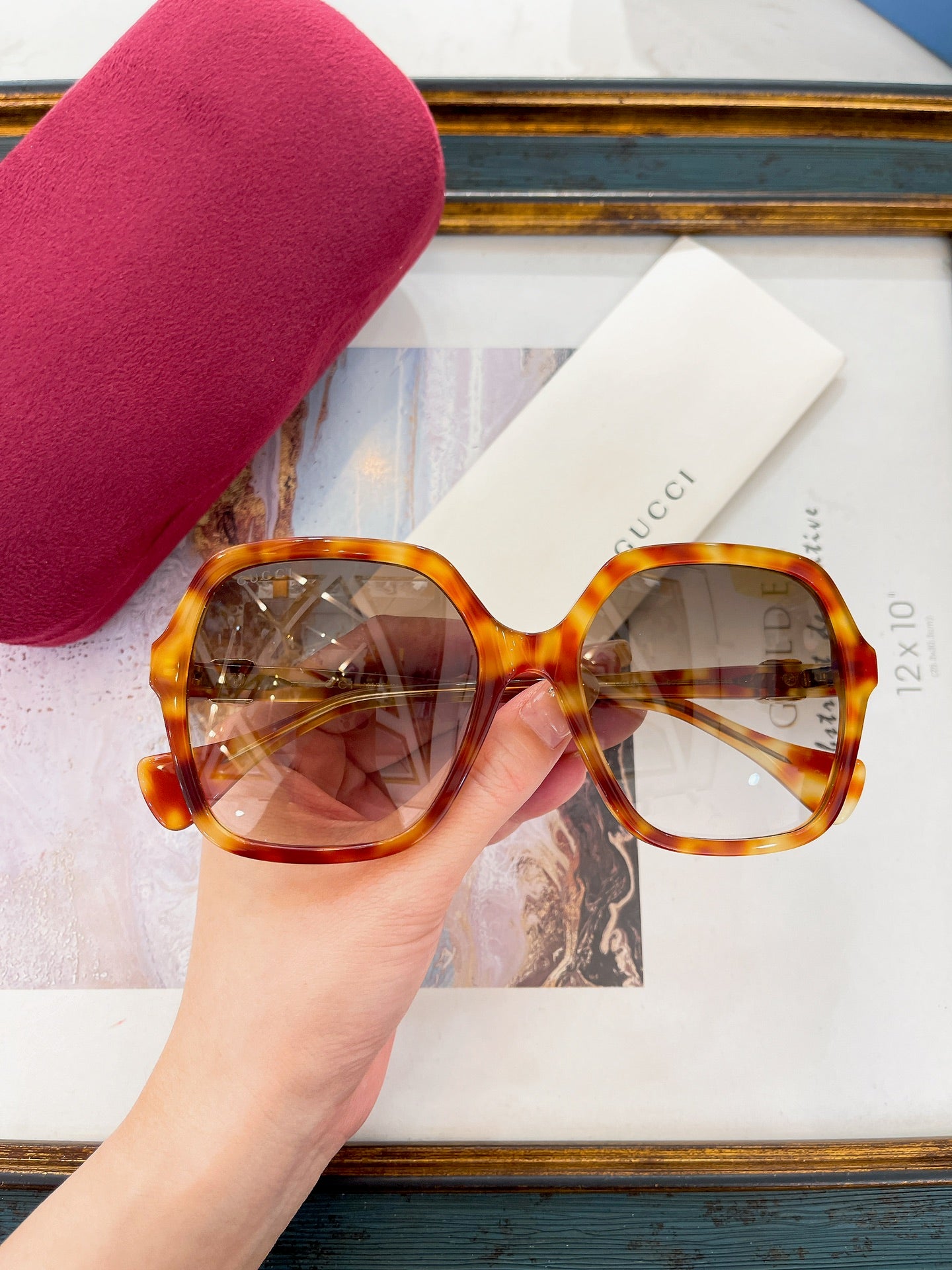 Gucci GG1072SA Square Sunglasses | Pre-Loved Luxe Acetate