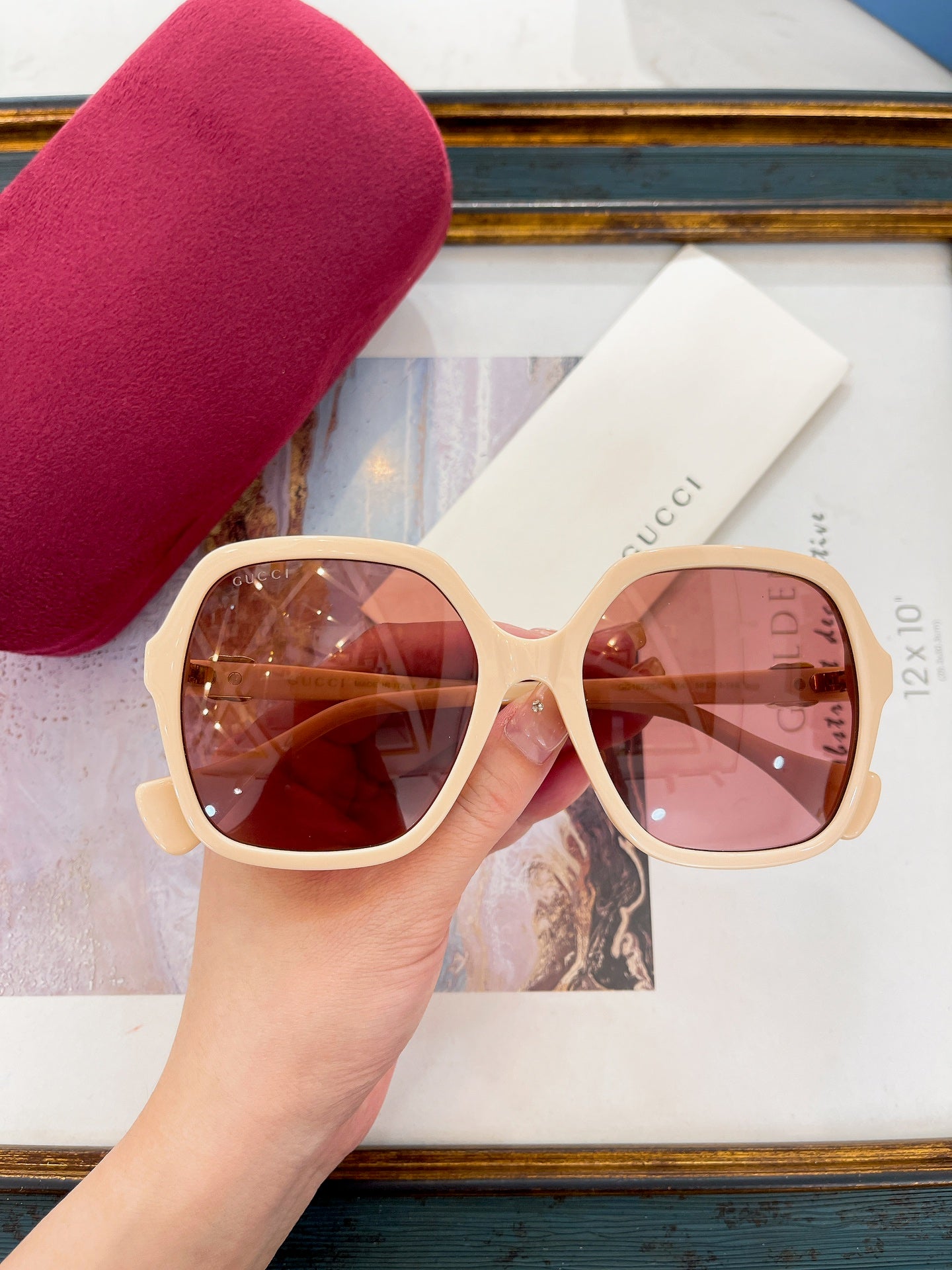 Gucci GG1072SA Square Sunglasses | Pre-Loved Luxe Acetate