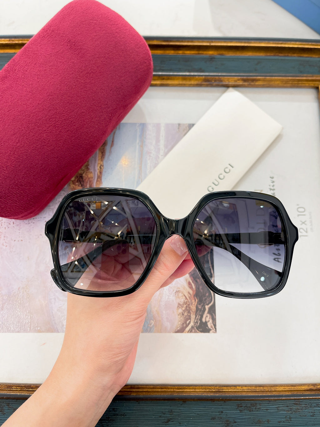Gucci GG1072SA Square Sunglasses | Pre-Loved Luxe Acetate