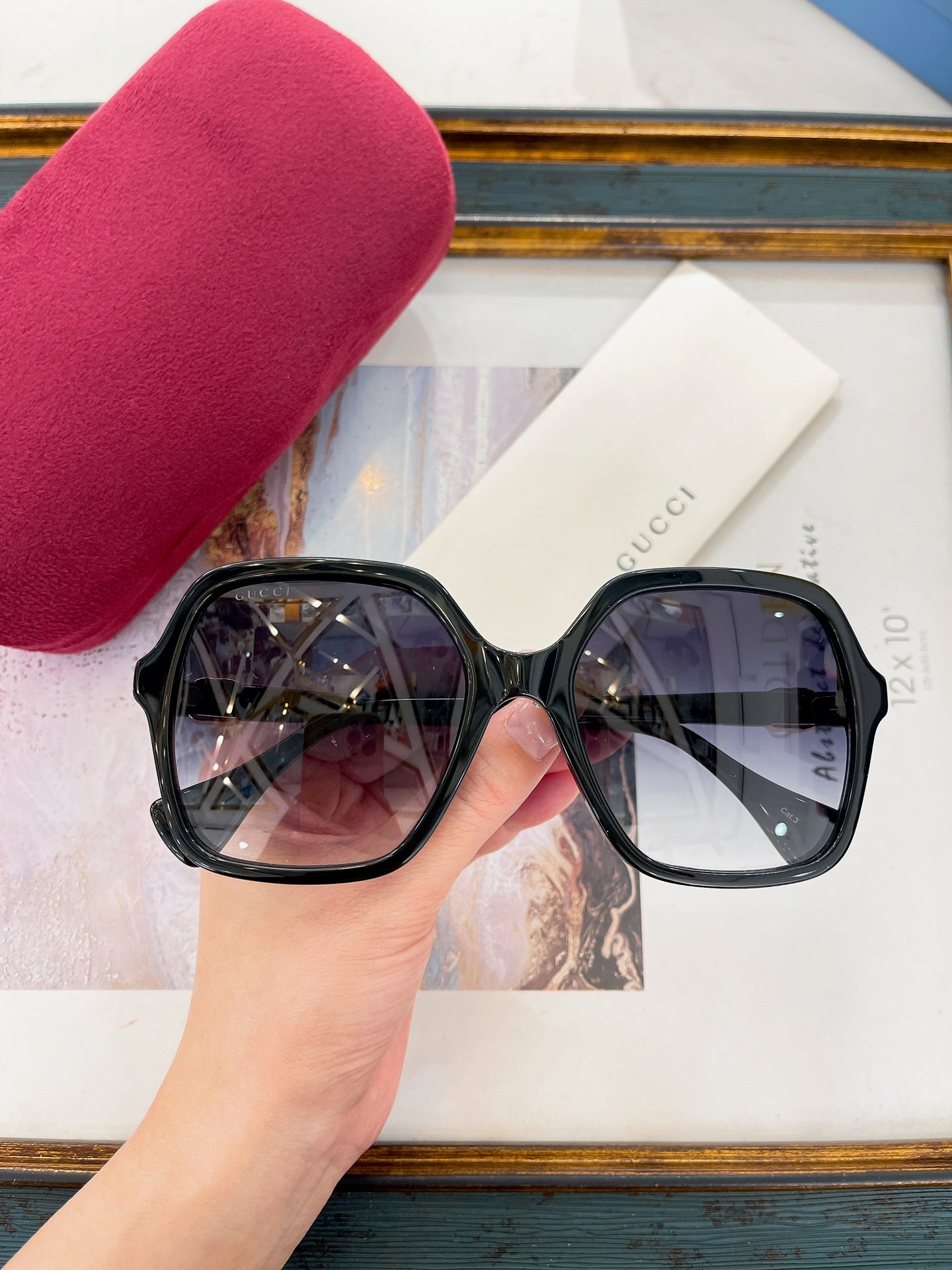 Gucci GG1072SA Square Sunglasses | Pre-Loved Luxe Acetate