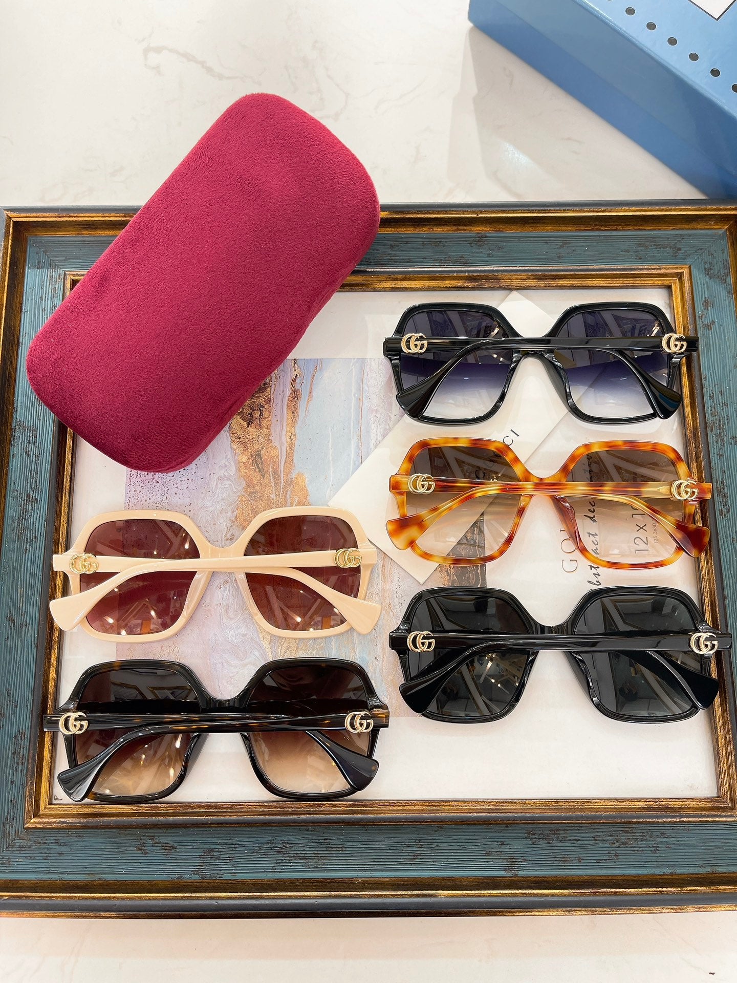 Gucci GG1072SA Square Sunglasses | Pre-Loved Luxe Acetate