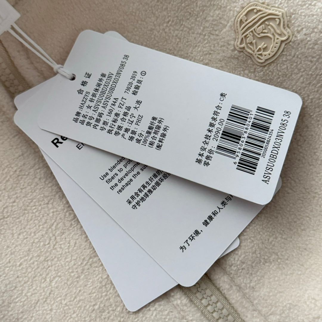Pre-Owned HAZZYS 2024 FW Women’s Fleece Jacket