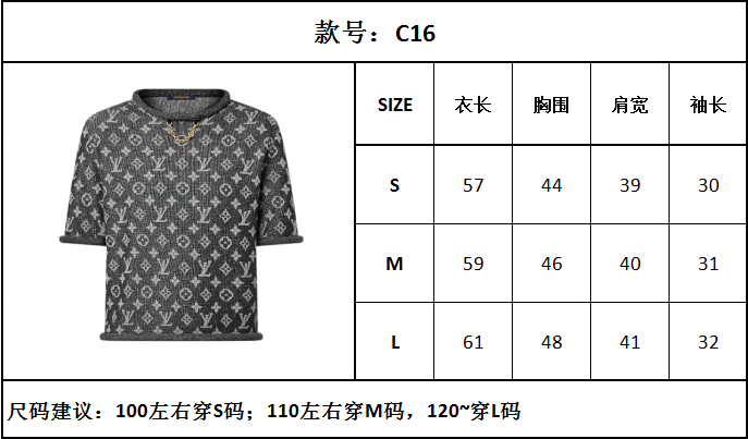 Pre-Owned LV Monogram Jacquard Knit T-Shirt – Luxury Short-Sleeve Top, Like New