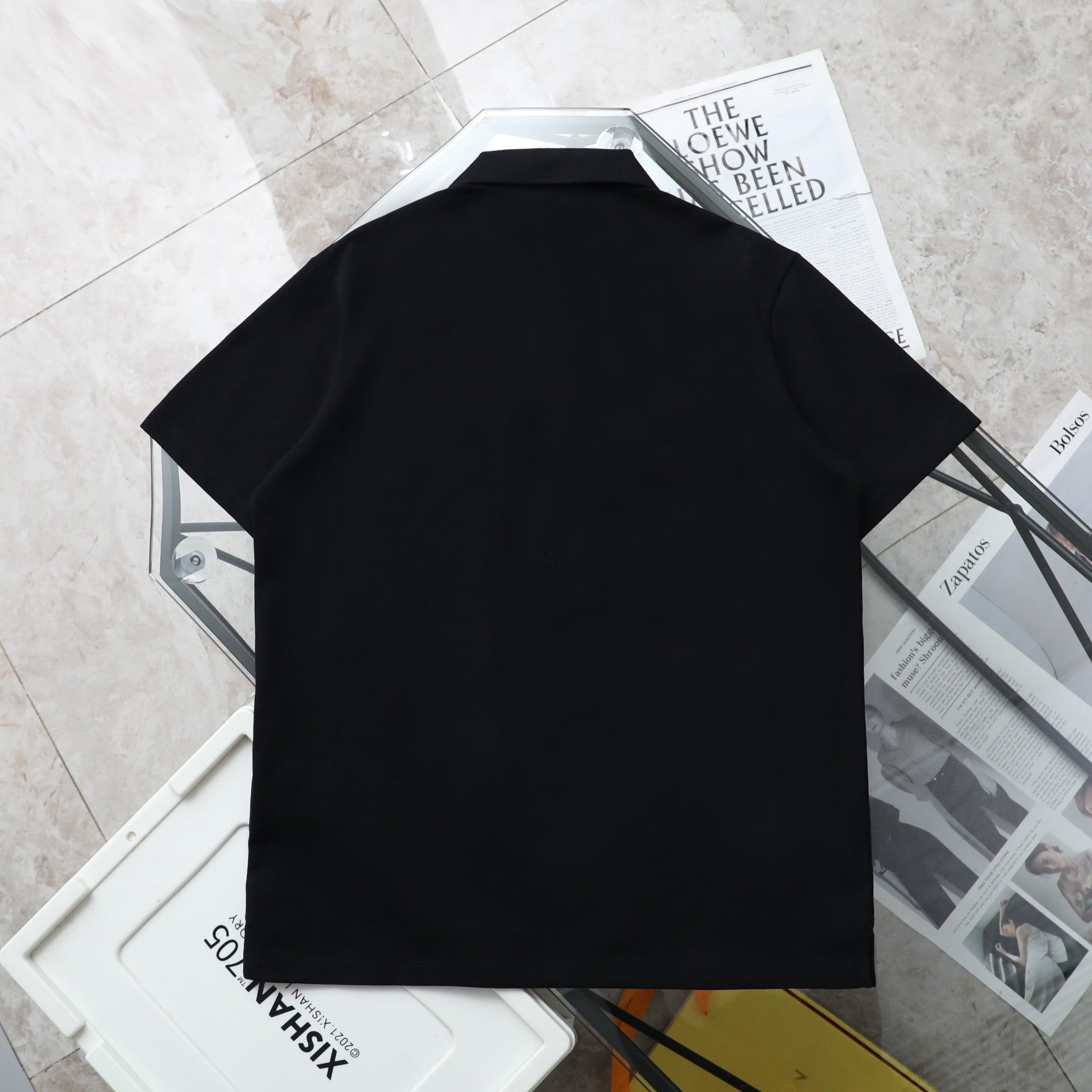 Pre-Owned BURBERRY Embroidered Crest Polo Shirt