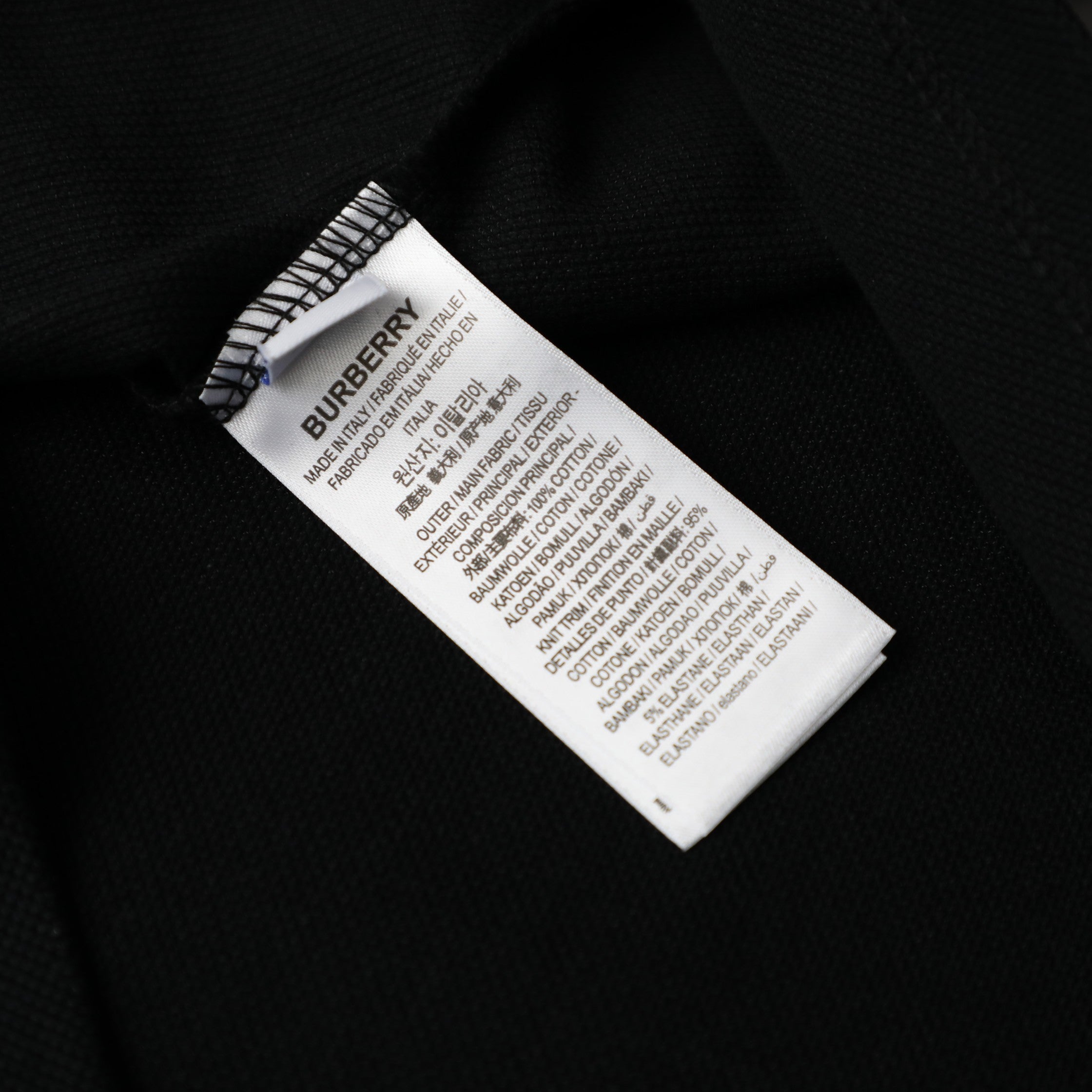 Pre-Owned BURBERRY Embroidered Crest Polo Shirt