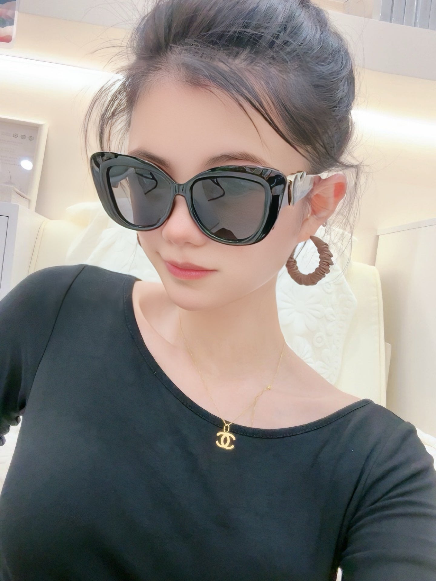Chanel Oversized Cat-Eye Sunglasses | Pre-Loved Luxe Statement