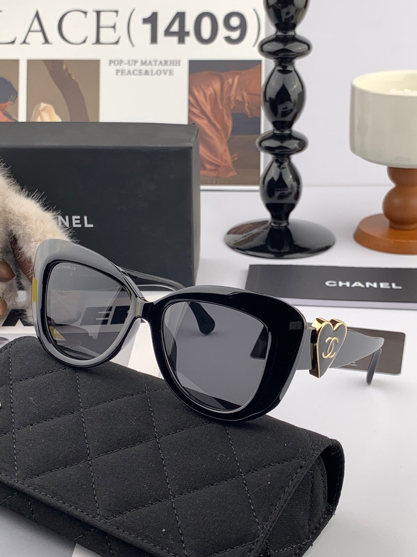 Chanel Oversized Cat-Eye Sunglasses | Pre-Loved Luxe Statement