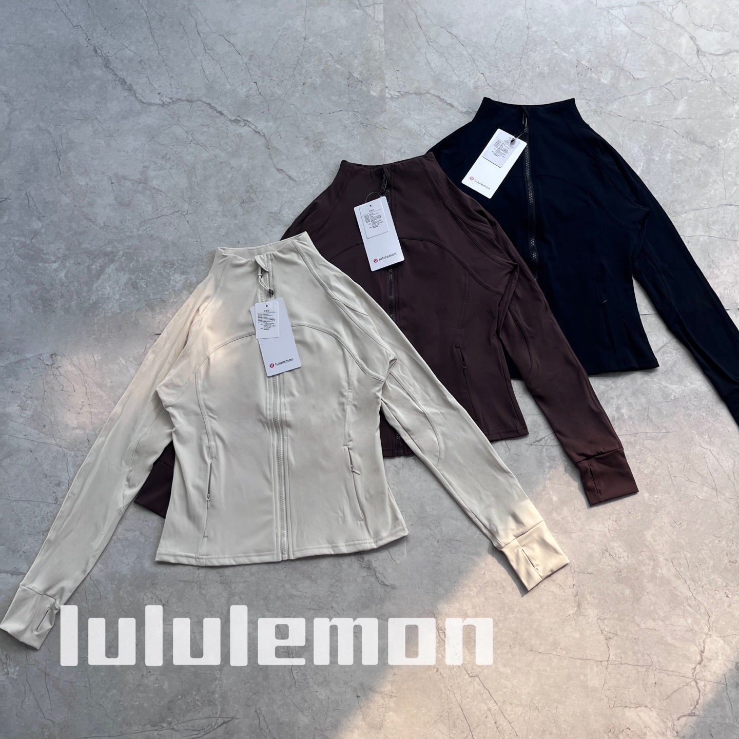 Pre-Owned Lululemon Slim-Fit Lightweight Zip Jacket – Women’s Everyday Activewear, 3 Colors, Like New