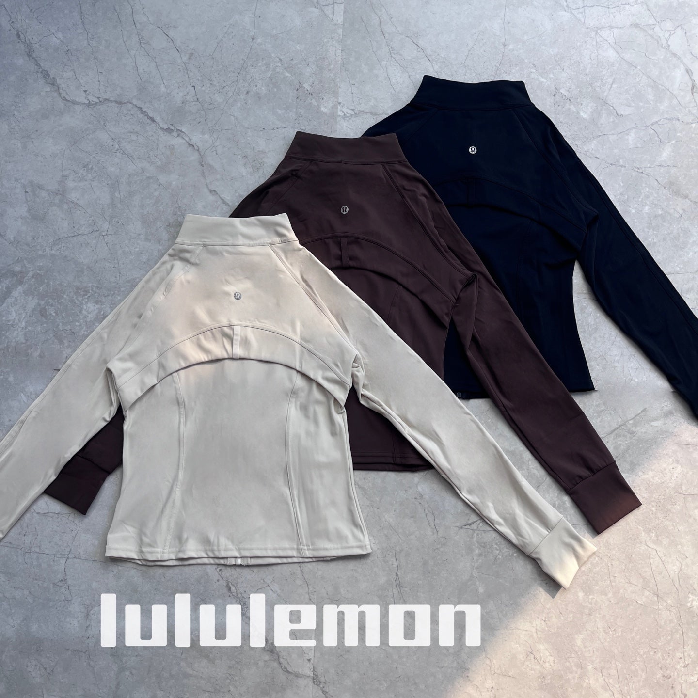Pre-Owned Lululemon Slim-Fit Lightweight Zip Jacket – Women’s Everyday Activewear, 3 Colors, Like New