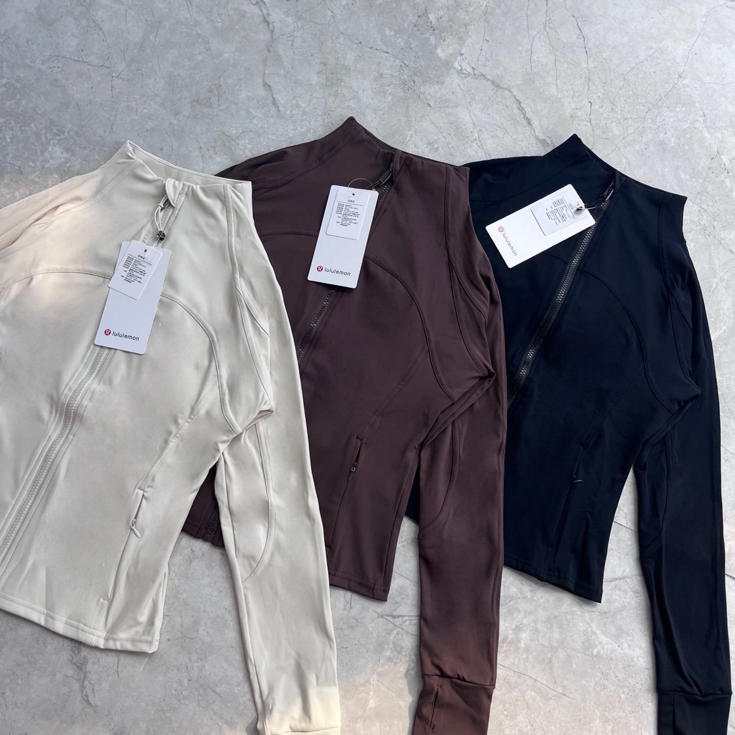 Pre-Owned Lululemon Slim-Fit Lightweight Zip Jacket – Women’s Everyday Activewear, 3 Colors, Like New