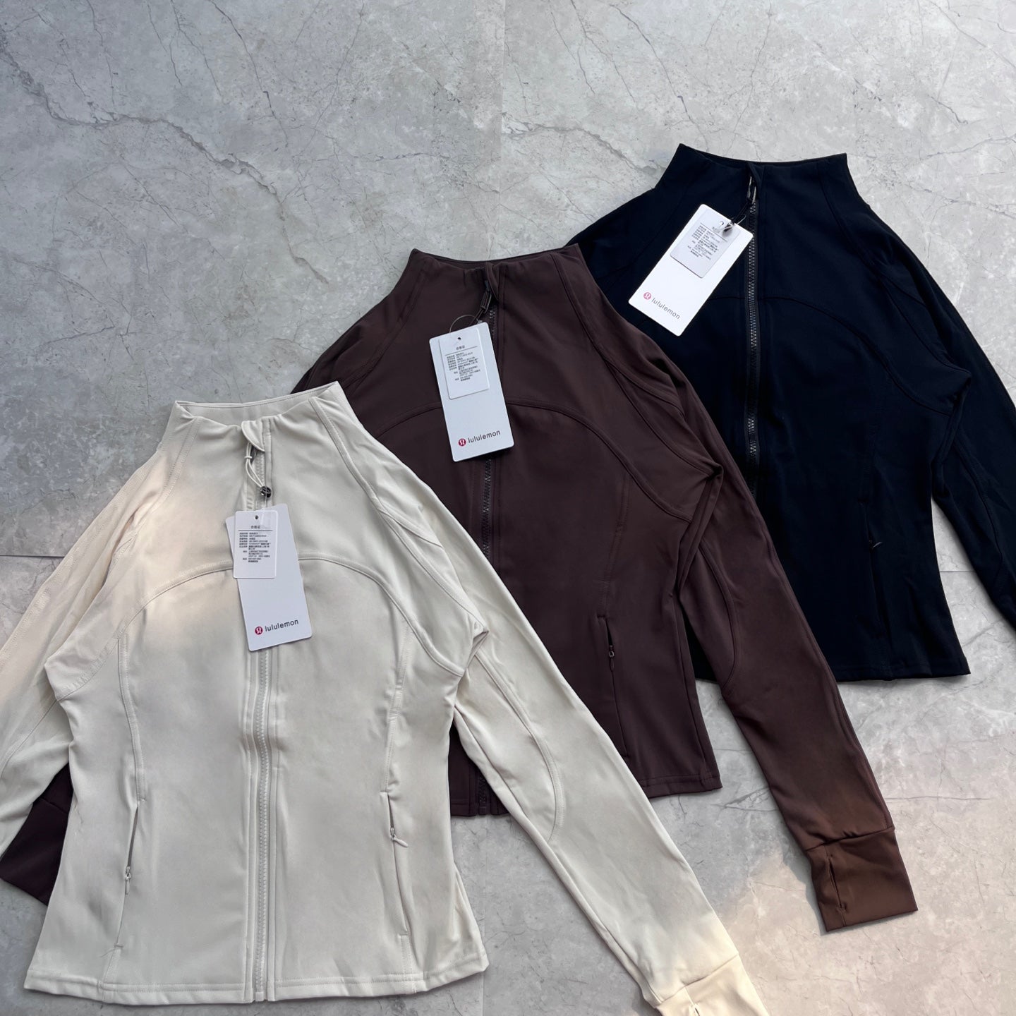 Pre-Owned Lululemon Slim-Fit Lightweight Zip Jacket – Women’s Everyday Activewear, 3 Colors, Like New